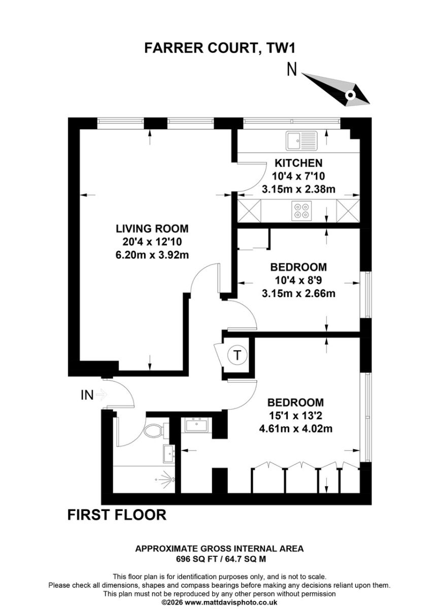 4 Farrer Court, Twickenham floorplan