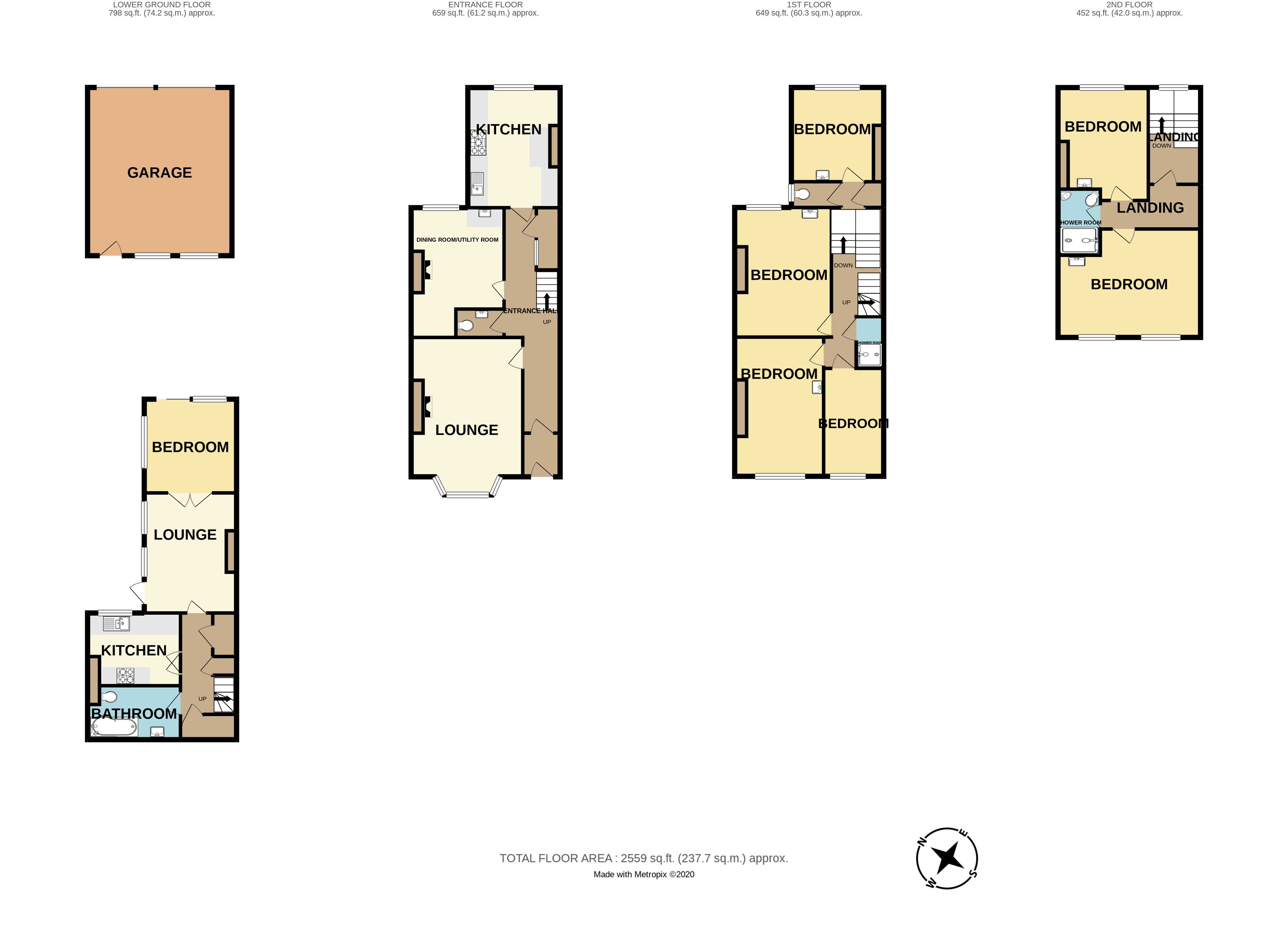 Chatsworth Road, Torquay TQ1, 7 bedroom terraced house for sale