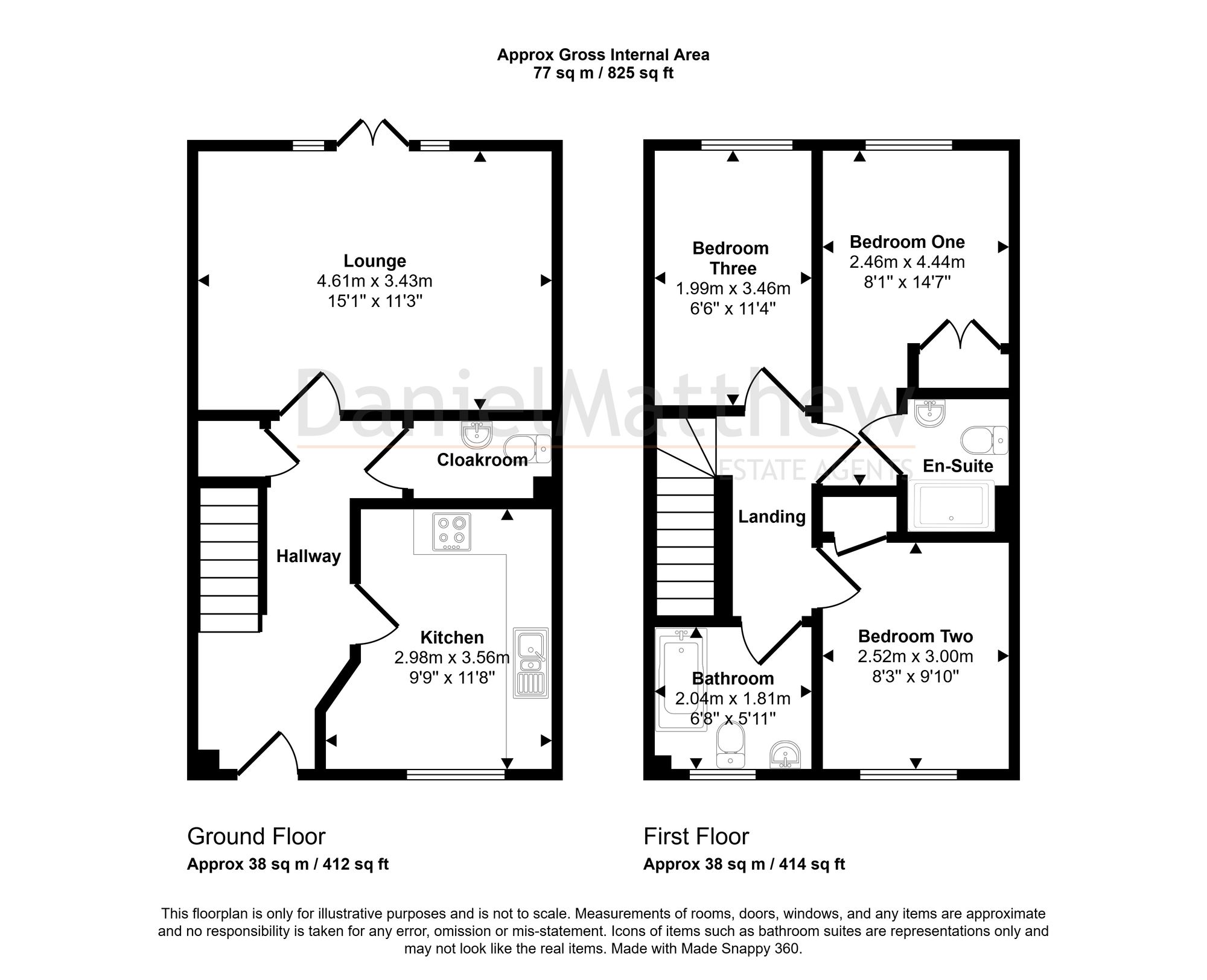 17 Llys Tre Dwr, Bridgend floorplan