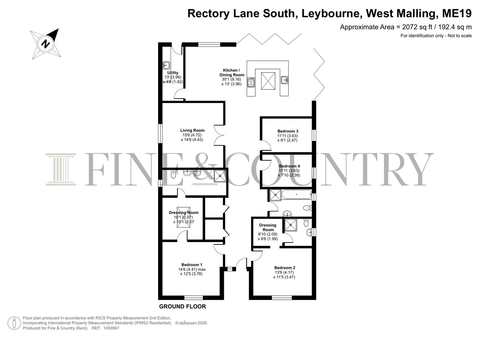 1A, Rectory Lane South, West Malling floorplan