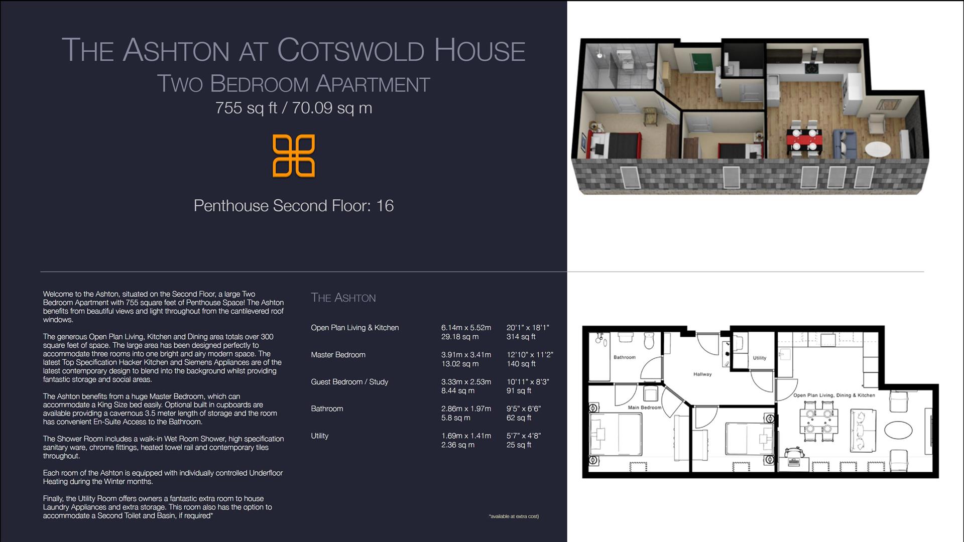 Cotswold House, Apartment 16, Andrews Court, Lyneham floorplan