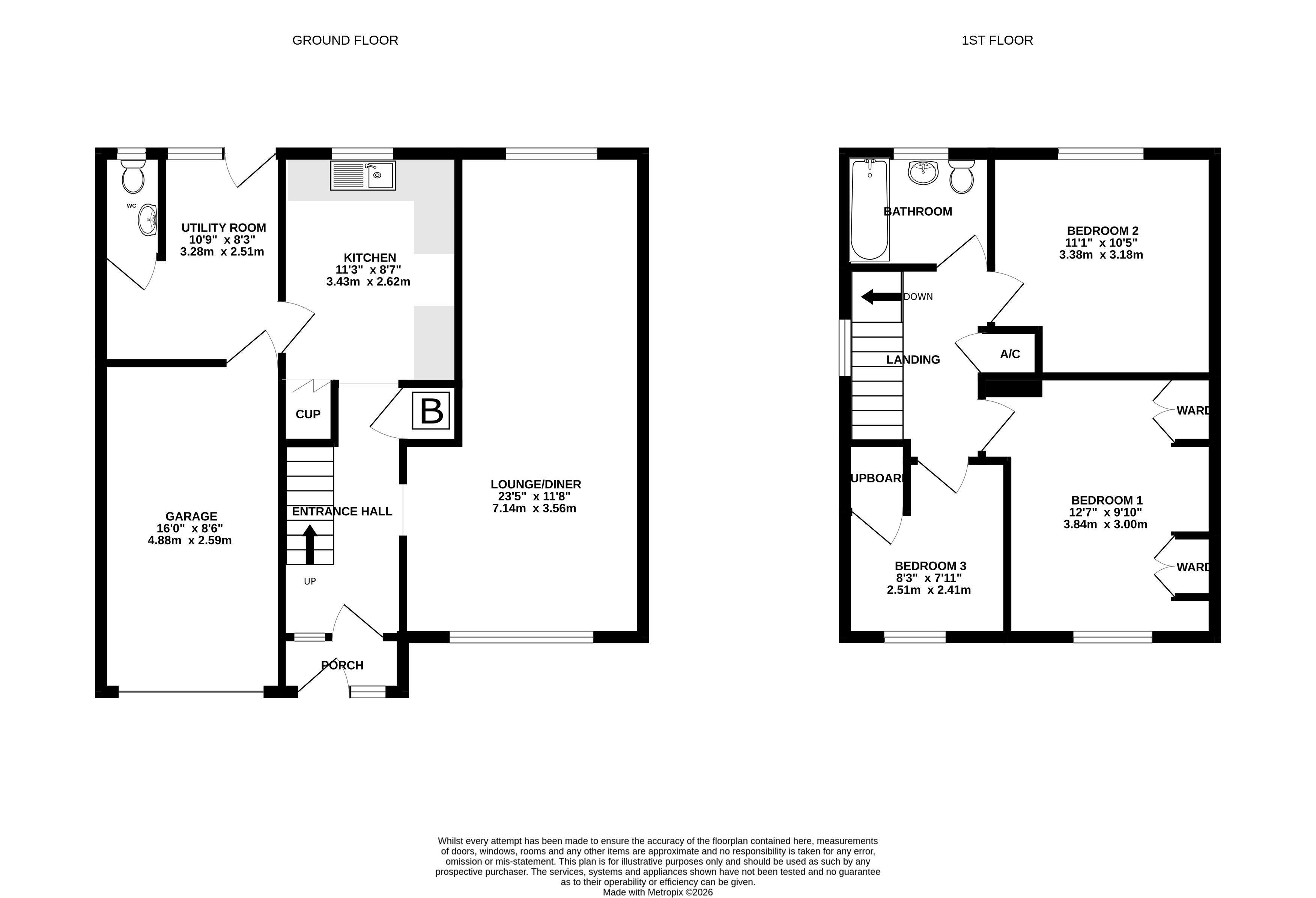 8, Cadley Close, Dorset floorplan