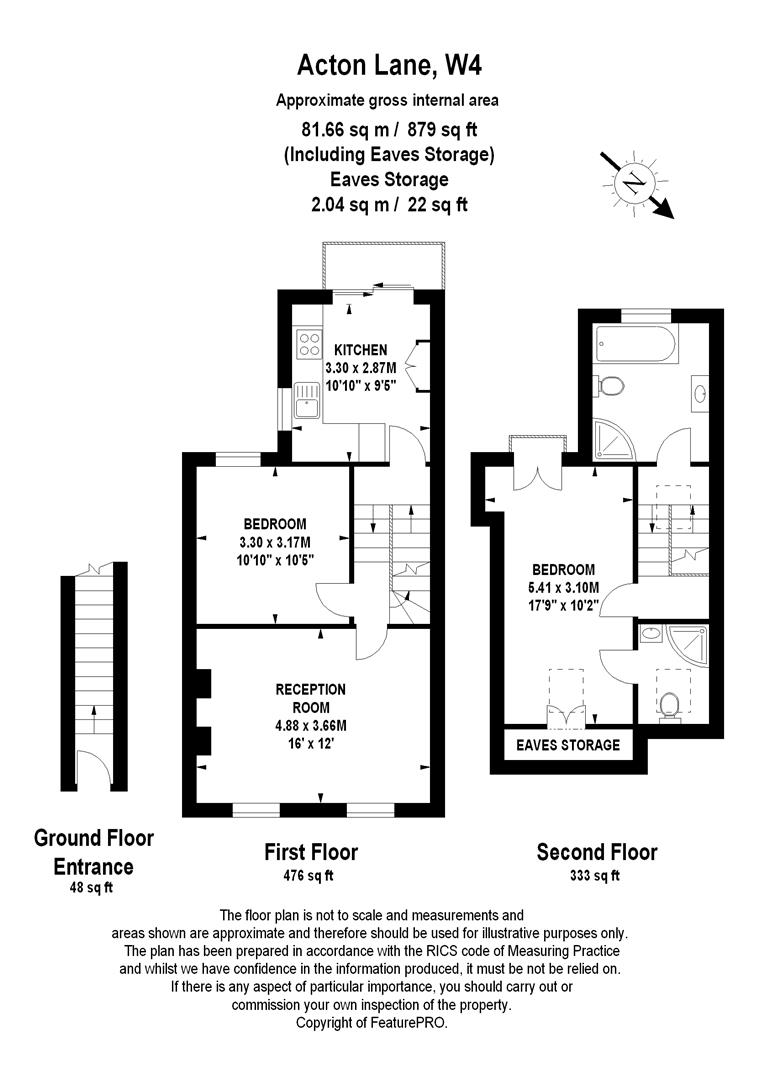 Acton Lane, London W4, 2 bedroom flat for sale 65710943 PrimeLocation
