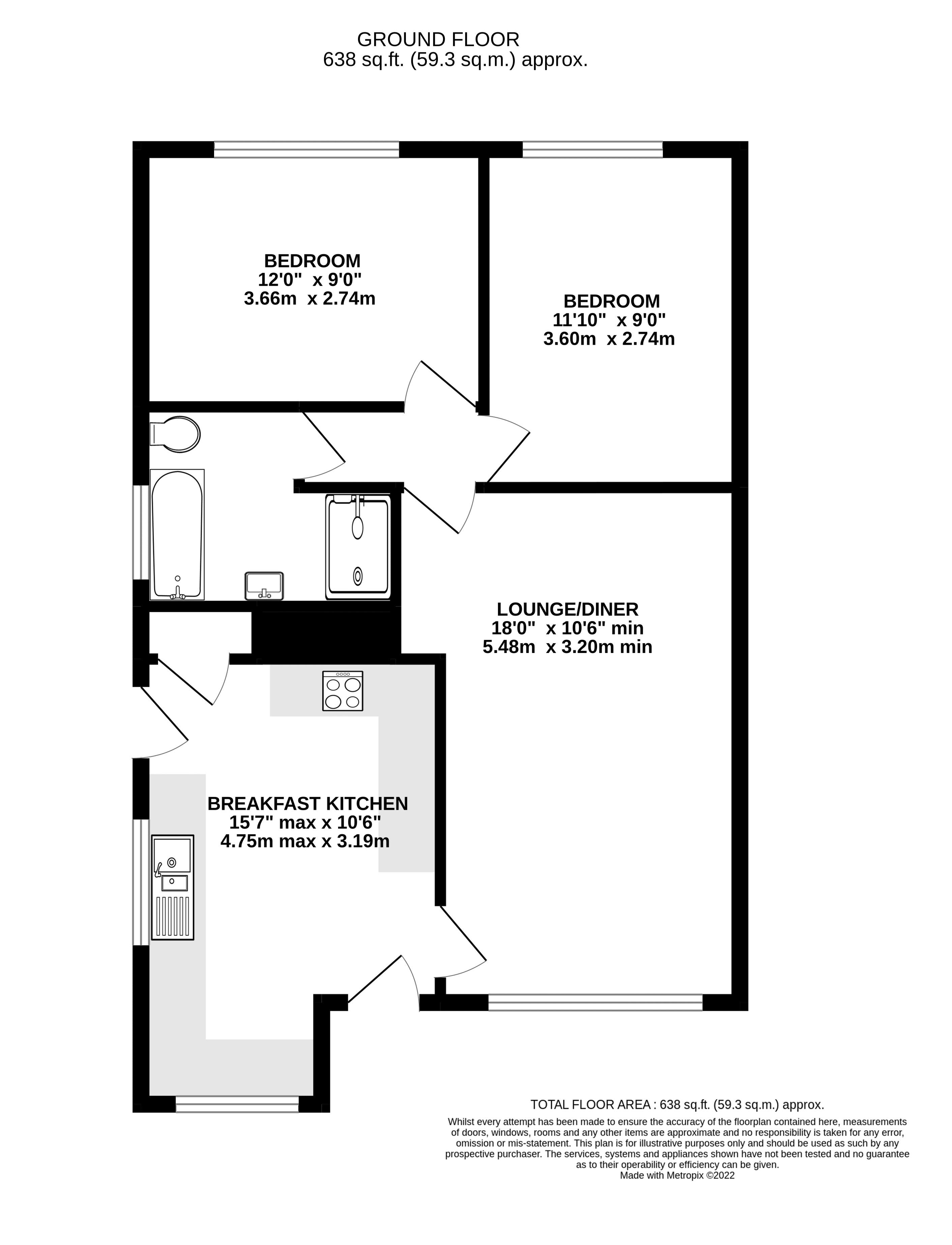 Minster Drive, Cherry Willingham, Lincoln LN3, 2 bedroom semidetached