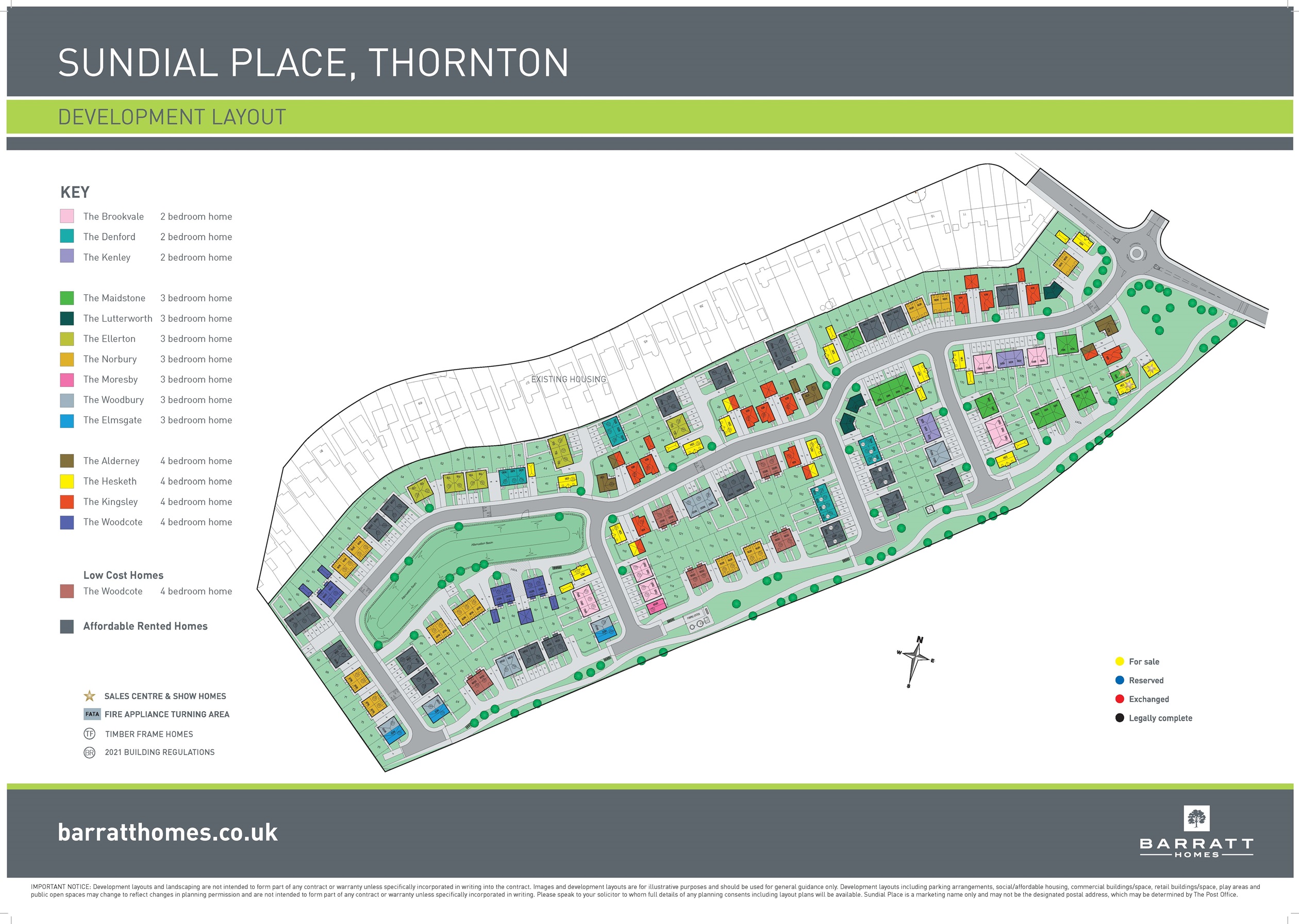 "Brookvale" at Lydiate Lane, Thornton, Liverpool L23, 2 bedroom end
