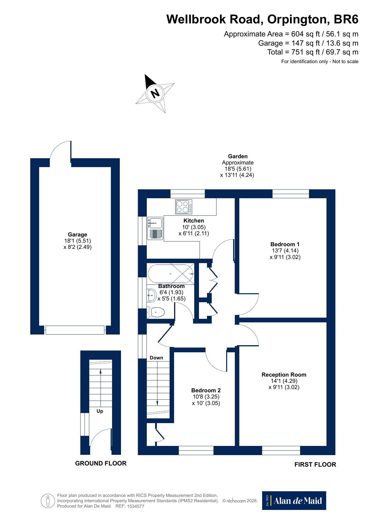 Wellbrook Road, Orpington floorplan