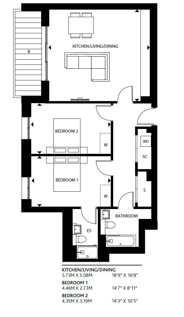 2 Bedrooms Flat for sale in London Square, Staines Upon Thames, Staines-Upon-Thames, Surrey TW18