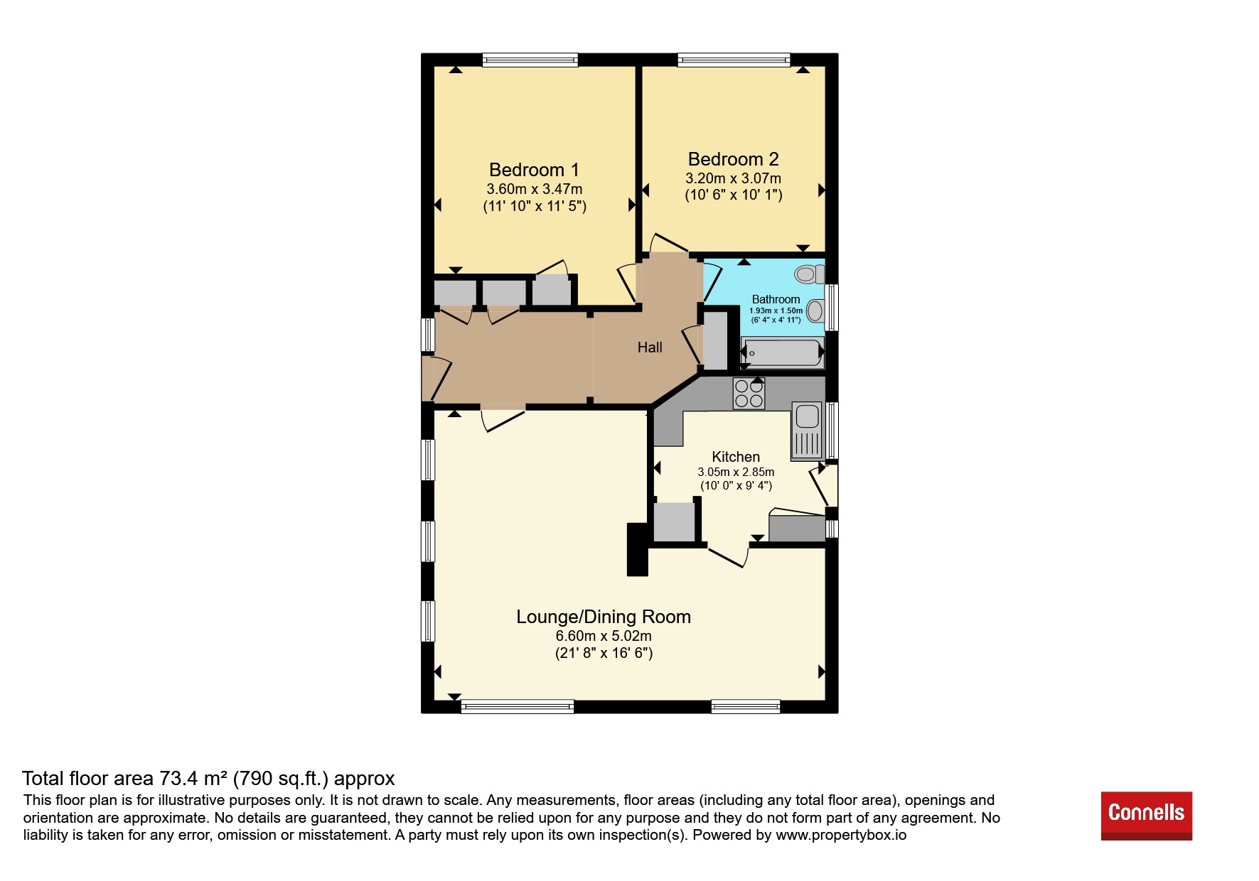 71, Milford Avenue, Bristol floorplan