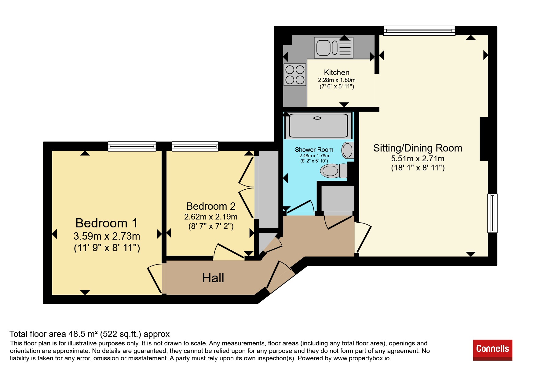 12, Milford Court, Gillingham floorplan