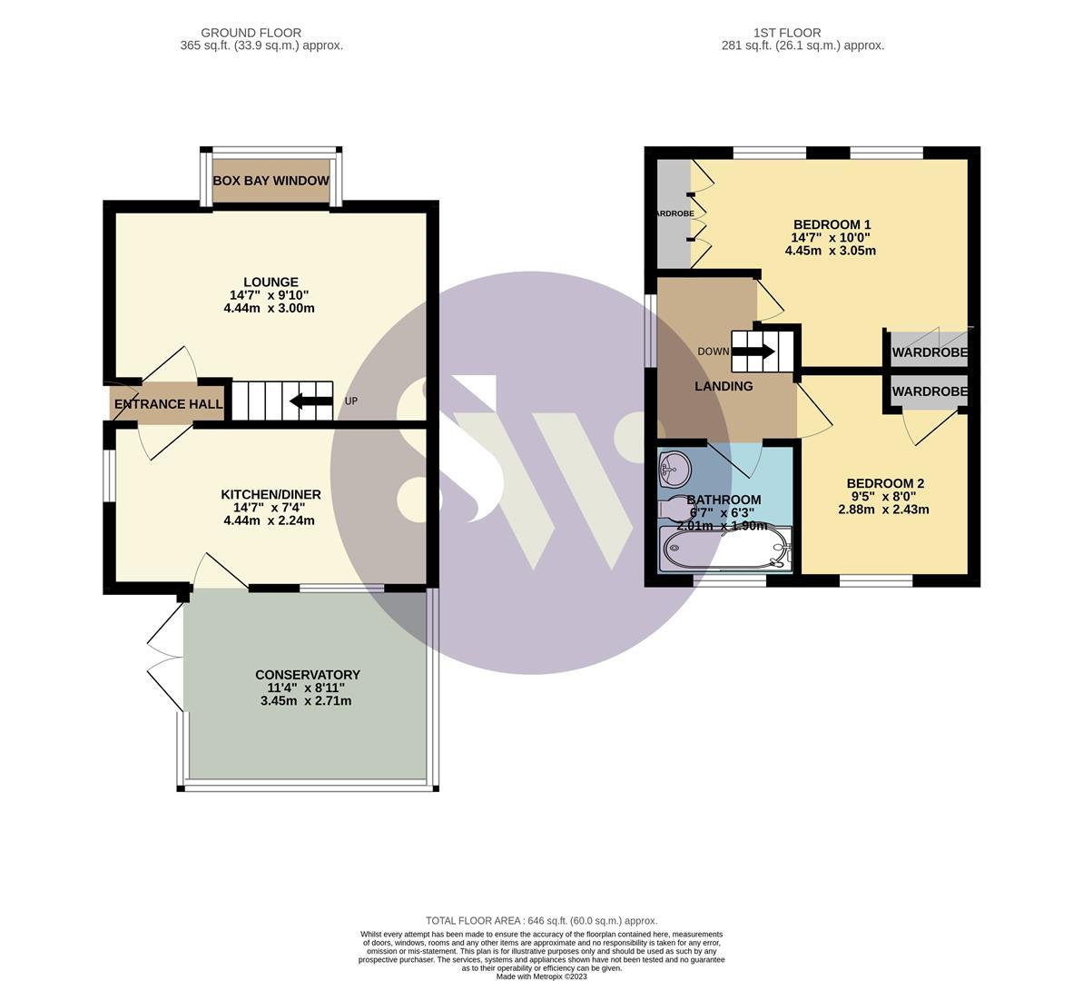 62, Ennerdale Road, Rushden floorplan