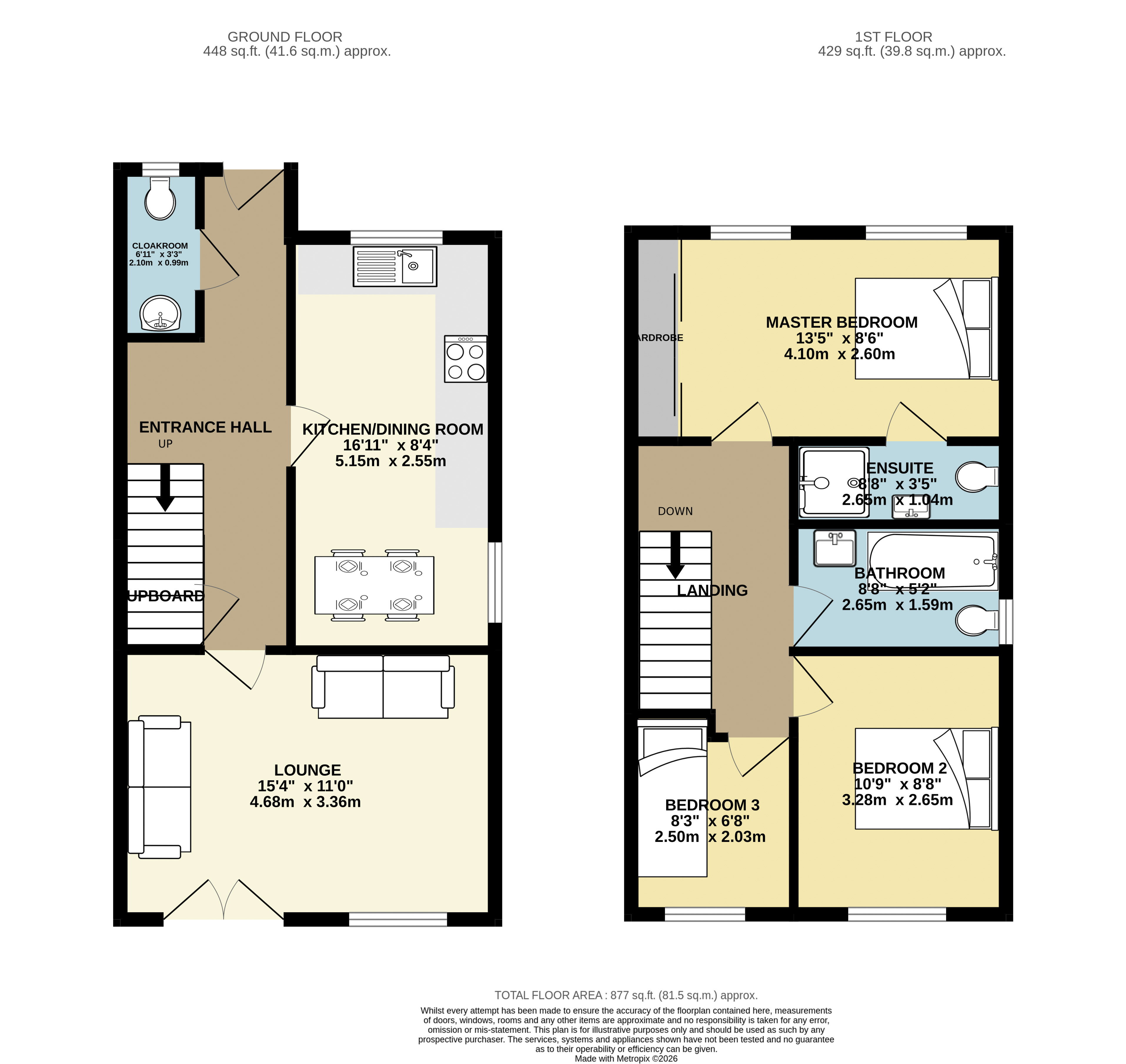 43, Chenoweth Way, Redruth floorplan