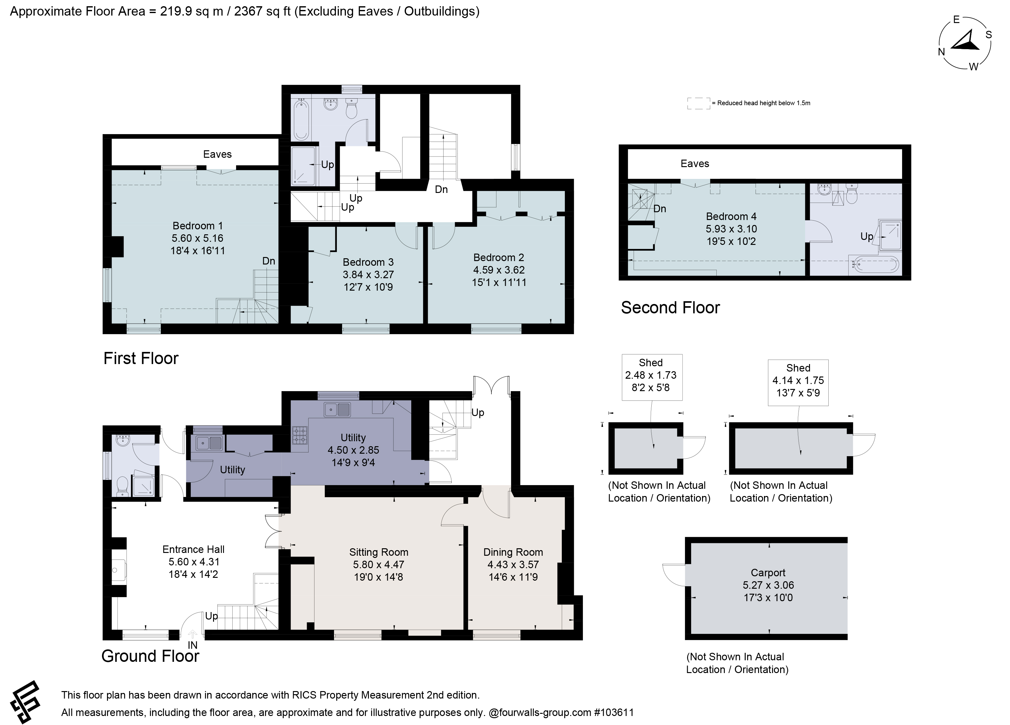 Old Farm House,, High Street, Moreton-in-Marsh floorplan