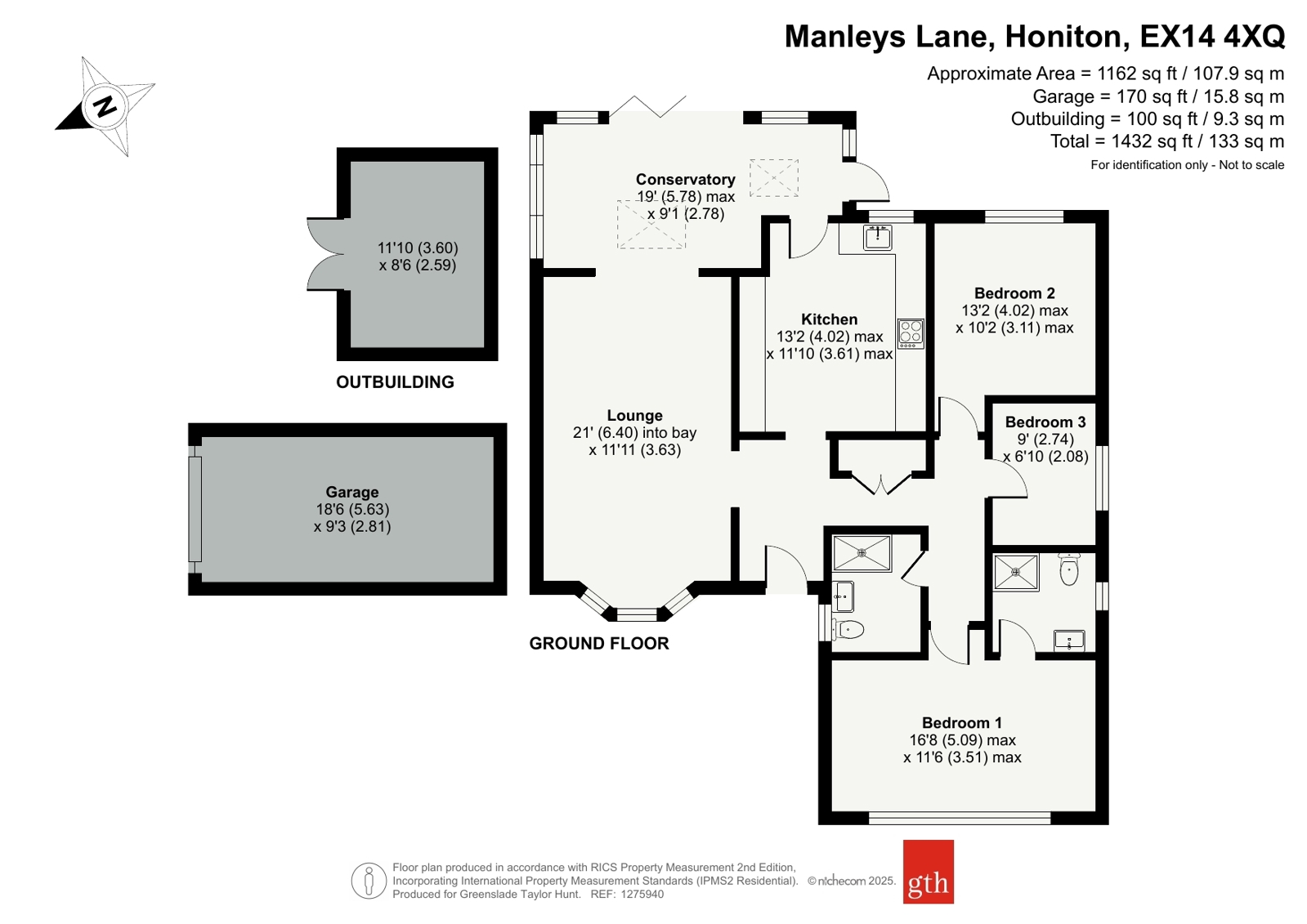 25, Manleys Lane, Honiton floorplan