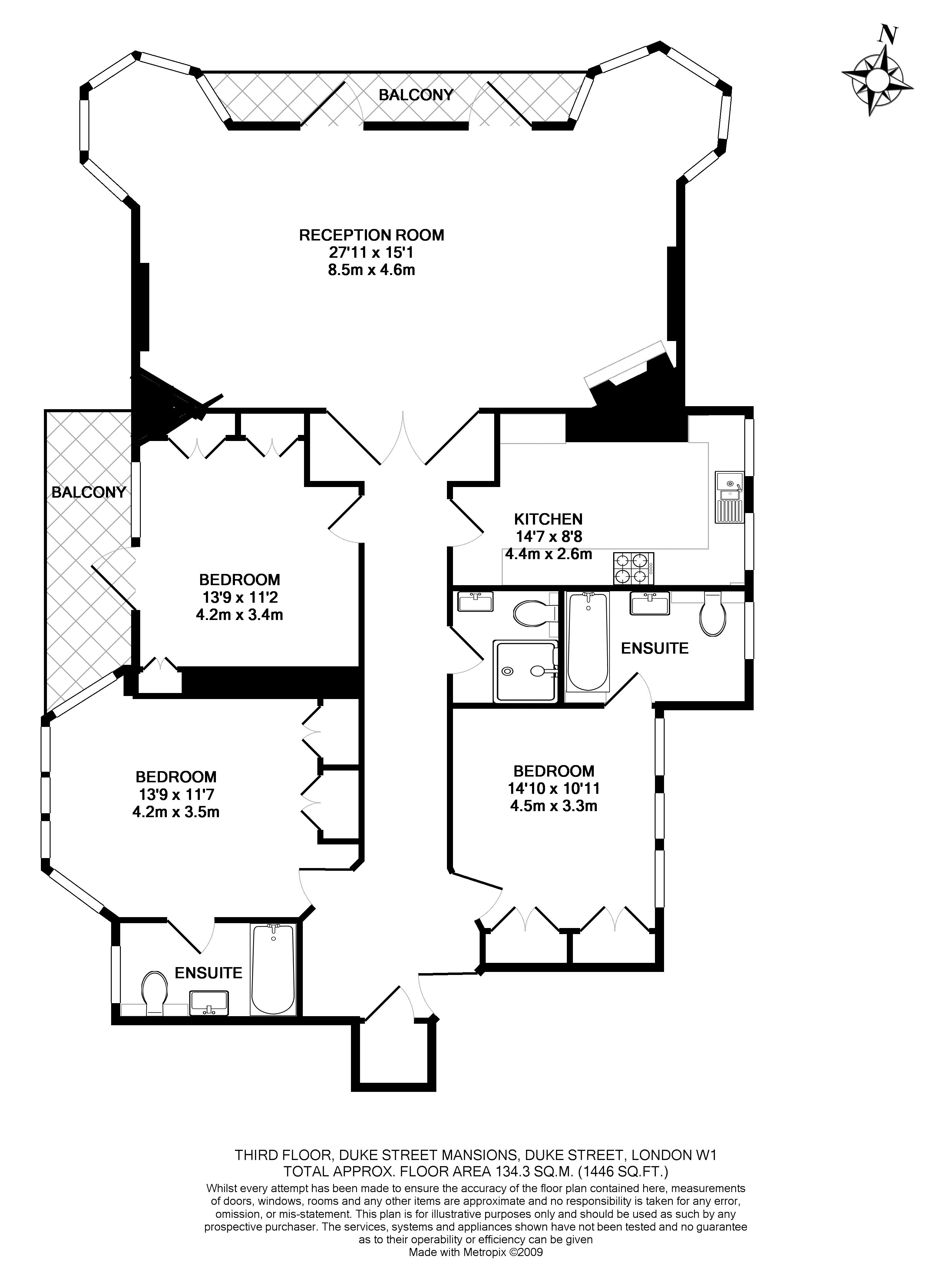Duke Street Mansions, London floorplan