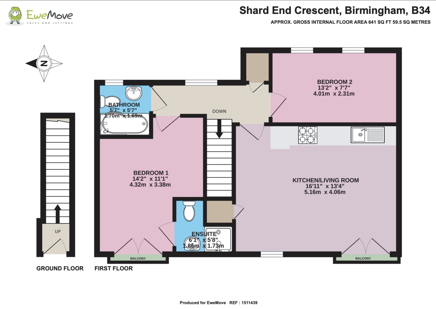 101, Shard End Crescent, Birmingham floorplan