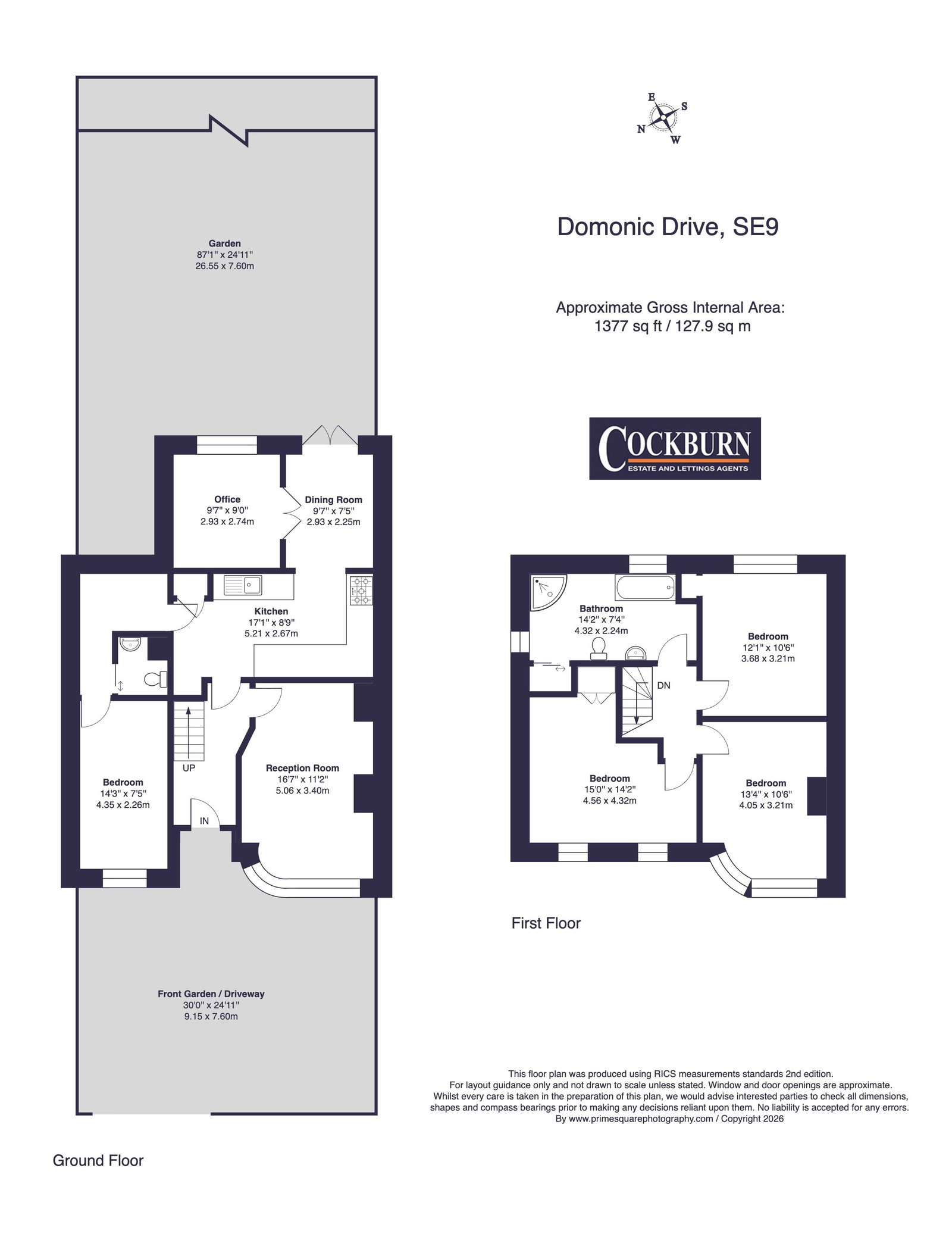 133, Domonic Drive, London floorplan
