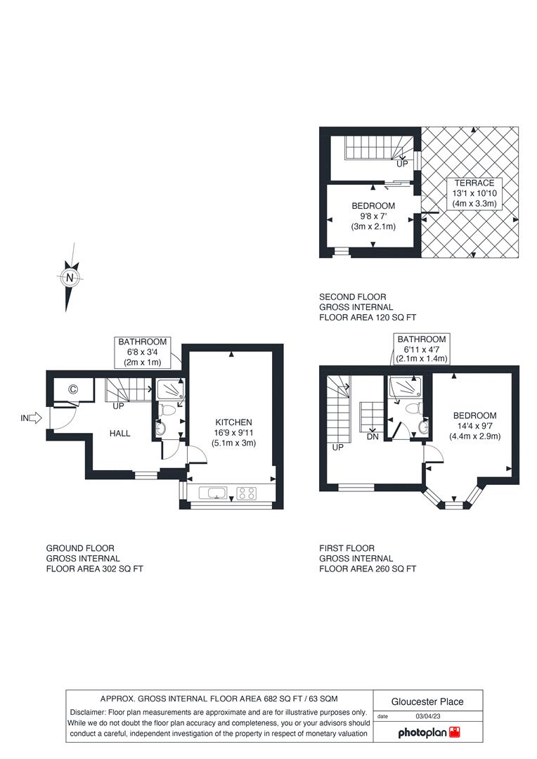Gloucester Place, London floorplan