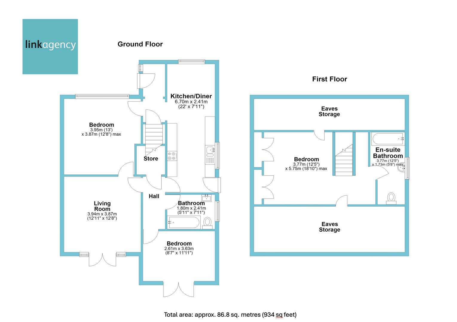 24, Blenheim Drive, Goole floorplan