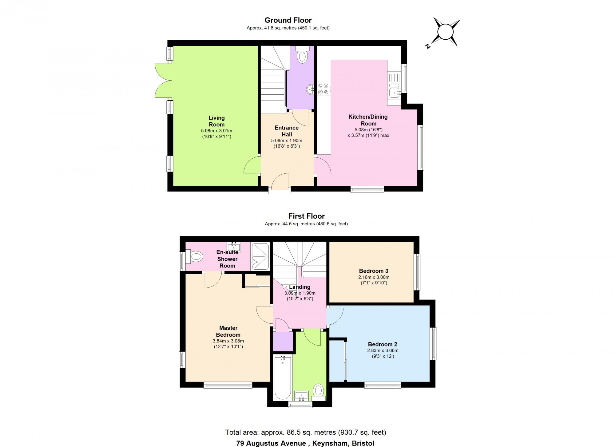 3 Bedrooms Semi-detached house for sale in Augustus Avenue, Keynsham, Avon BS31