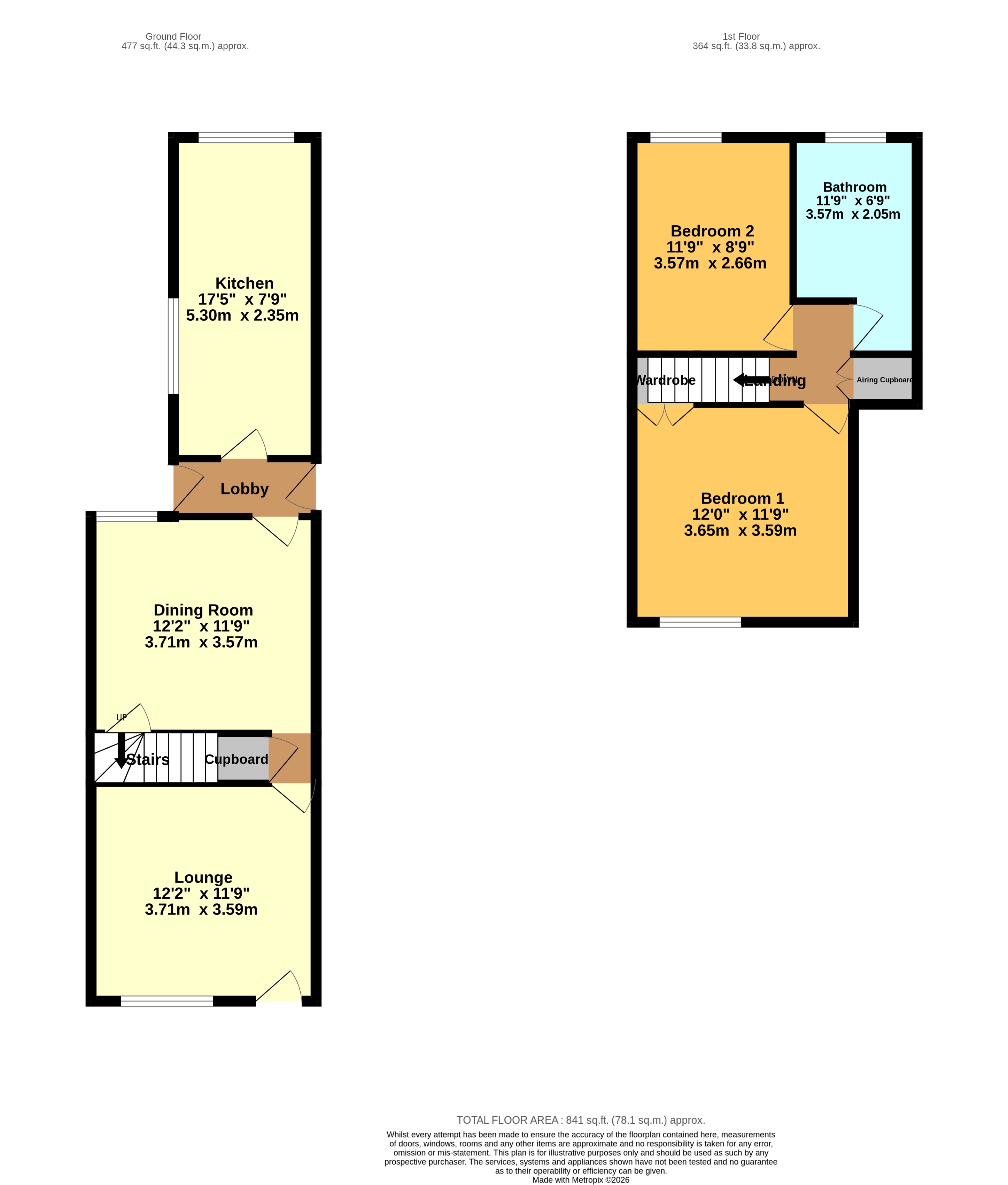 5, Bate Street, Wolverhampton floorplan