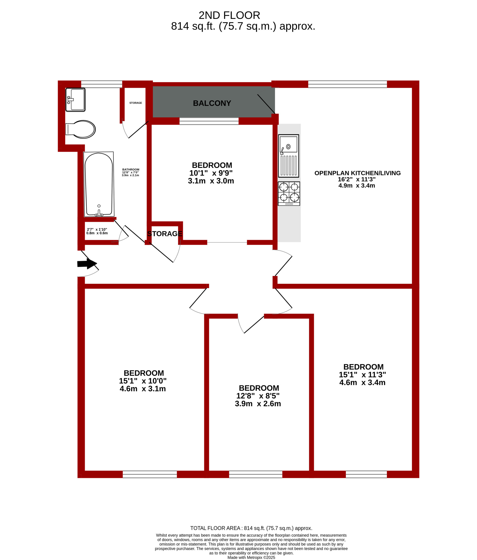Central Street, Old Street, London floorplan