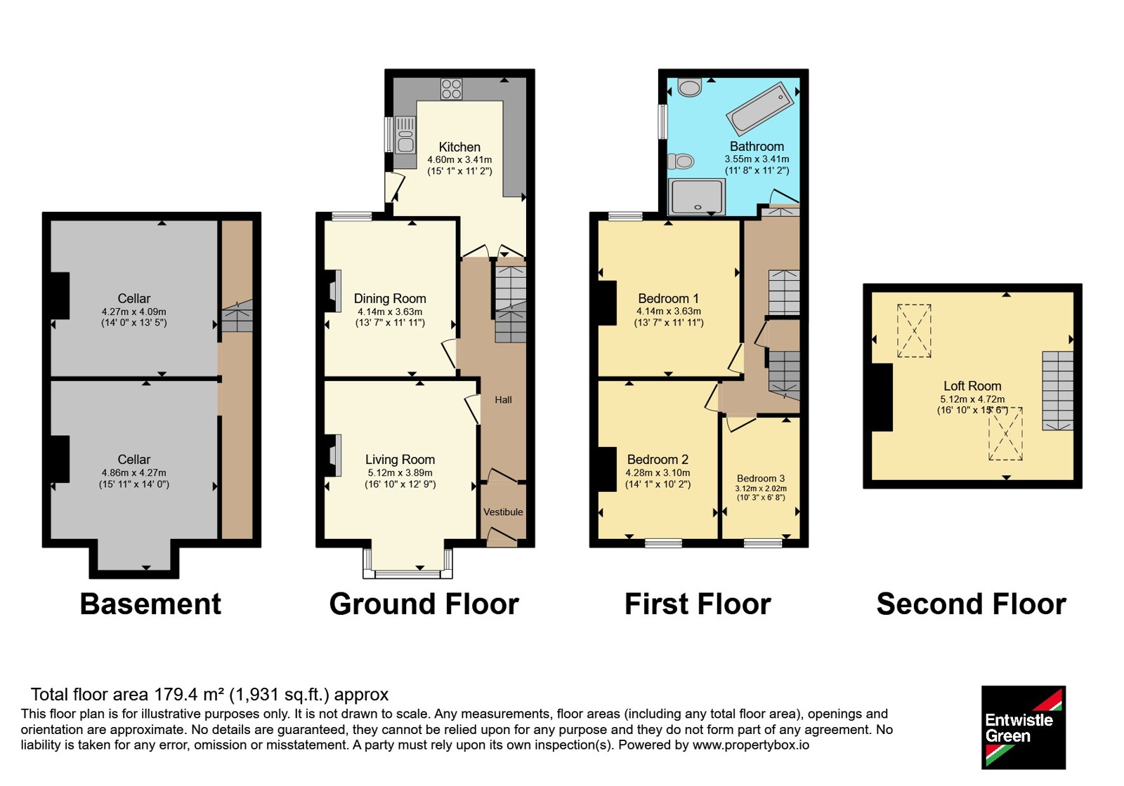 4, Brown Street West, Lancashire floorplan