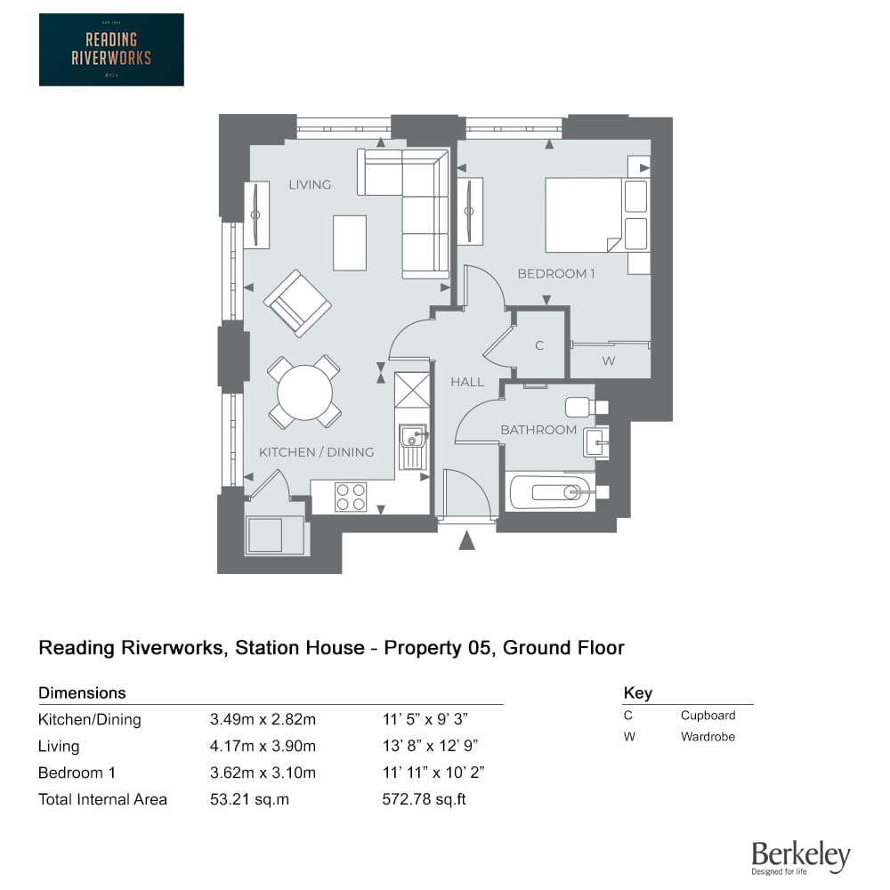 05, Reading, Rg1 8Bu, Reading floorplan