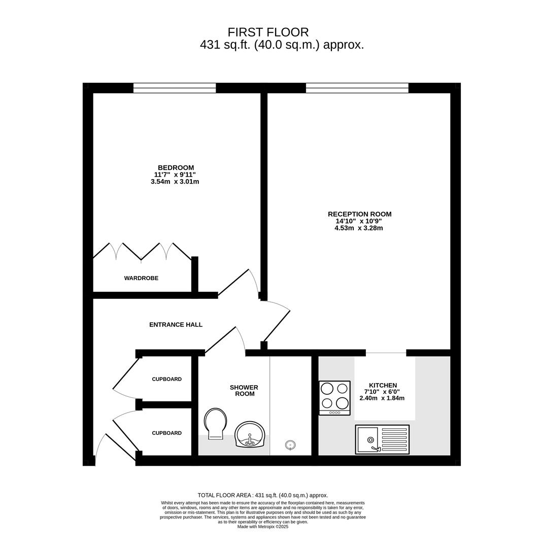 33 Queenswood House, Eastfield Road, Brentwood floorplan