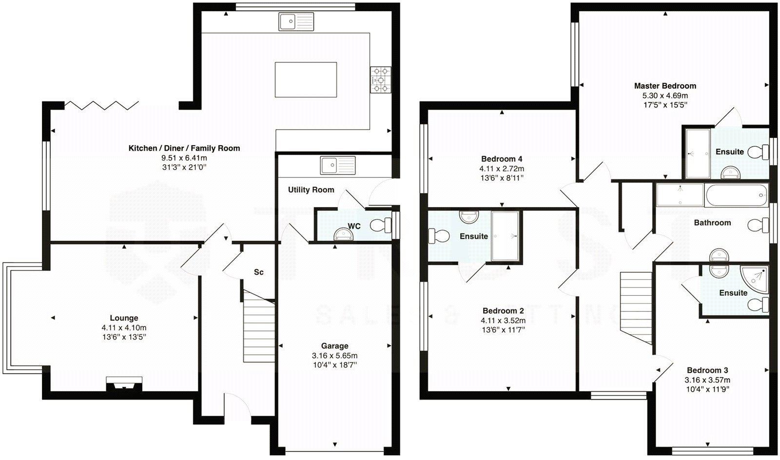 5, Duxbury Gardens, West Yorkshire floorplan