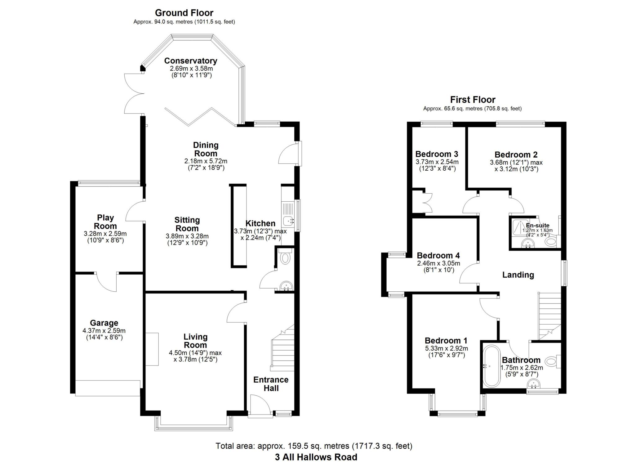 3, All Hallows Road, Reading floorplan