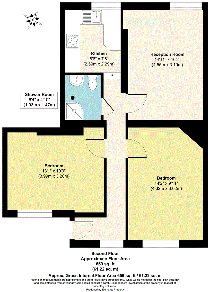 120 , Thanet House, Thanet Street, Bloomsbury floorplan