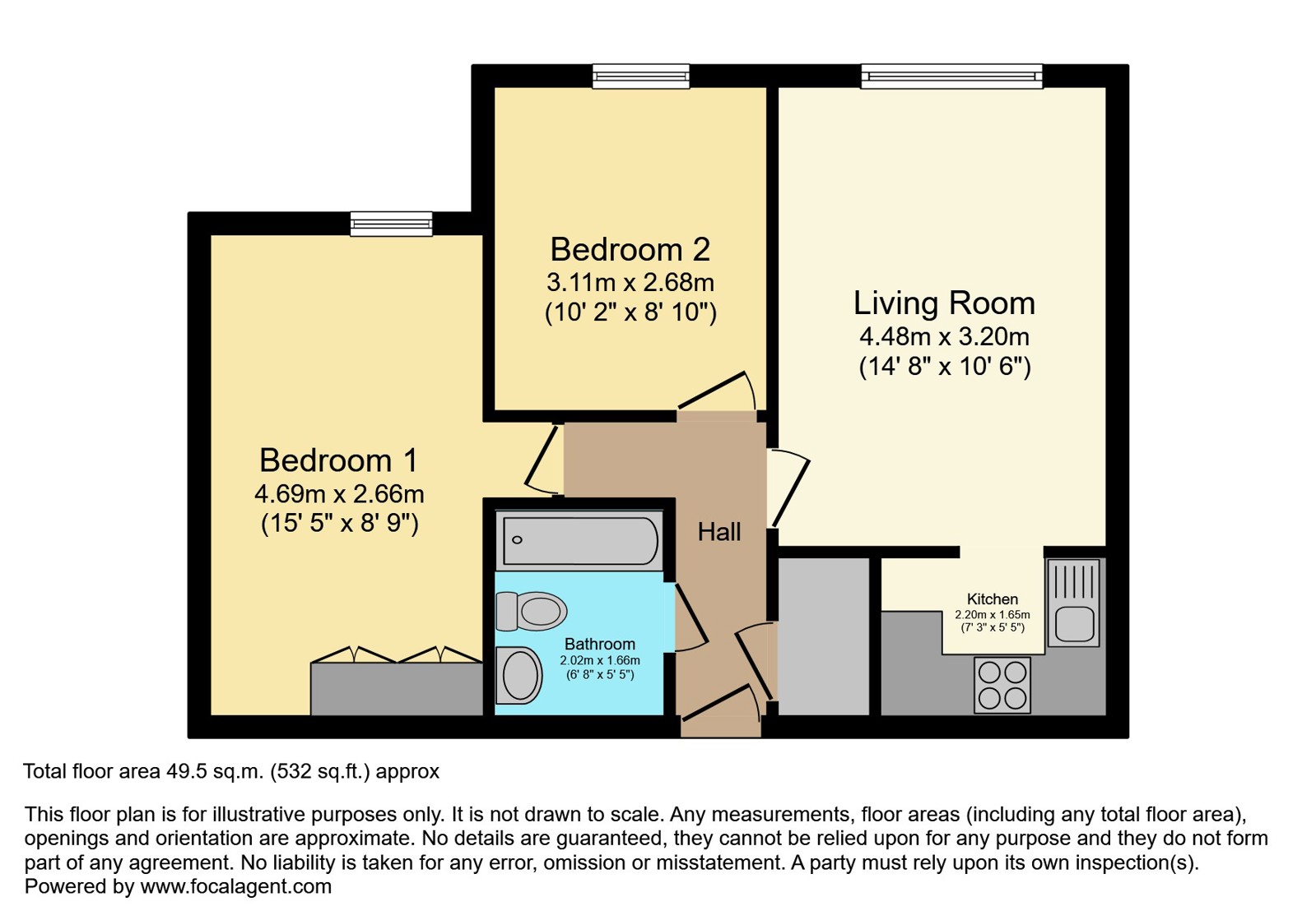 41, Homelinks House, Lytham St. Annes floorplan