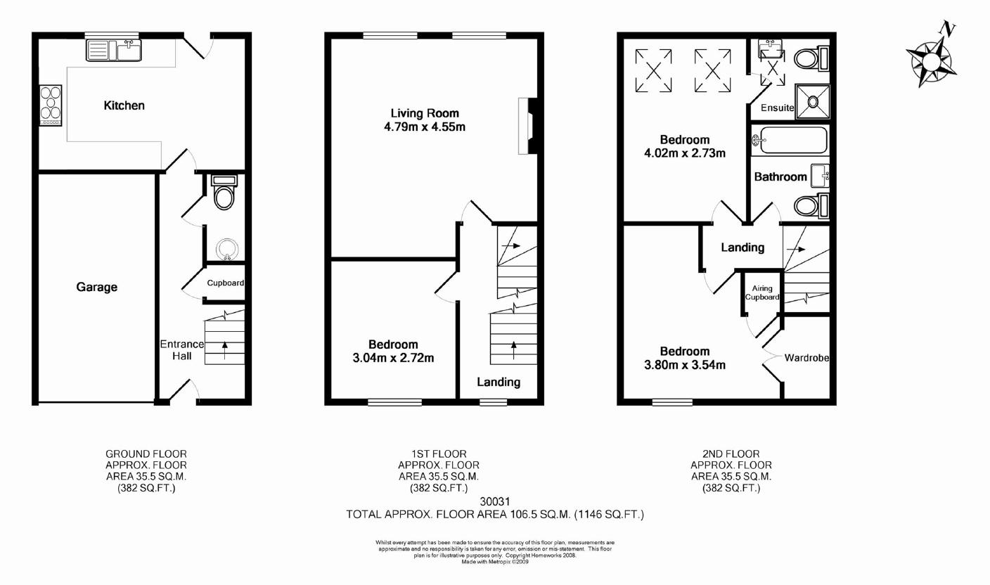 5, Fieldfare Close, Bicester floorplan