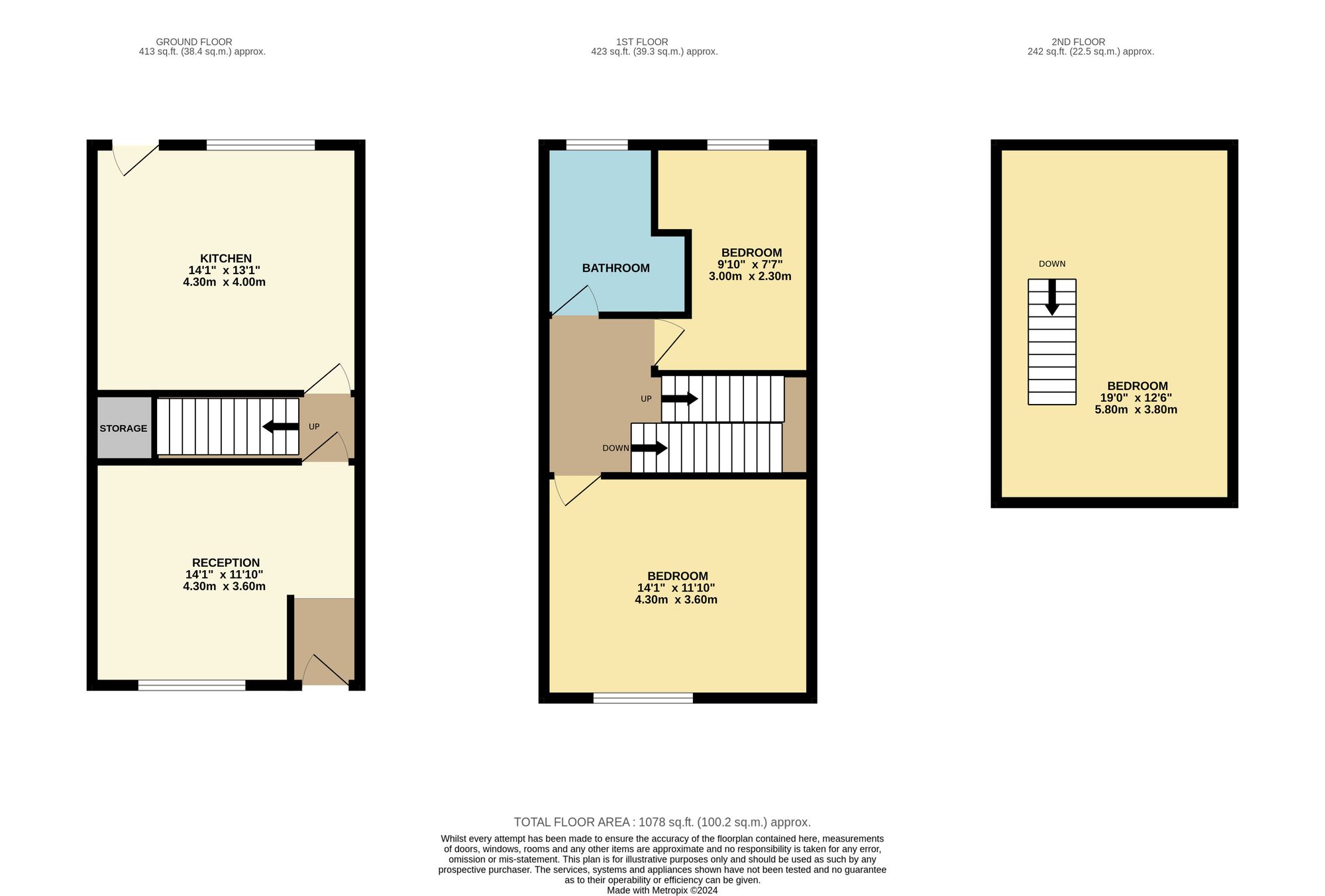 89 Pool Bank Street, Manchester floorplan
