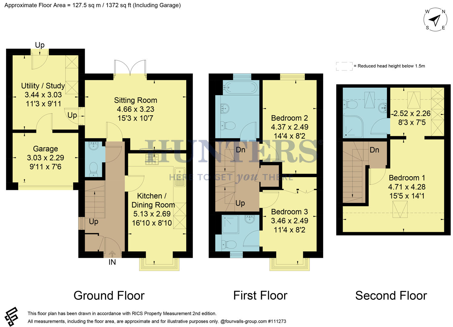 19, Edison Way, Leeds floorplan