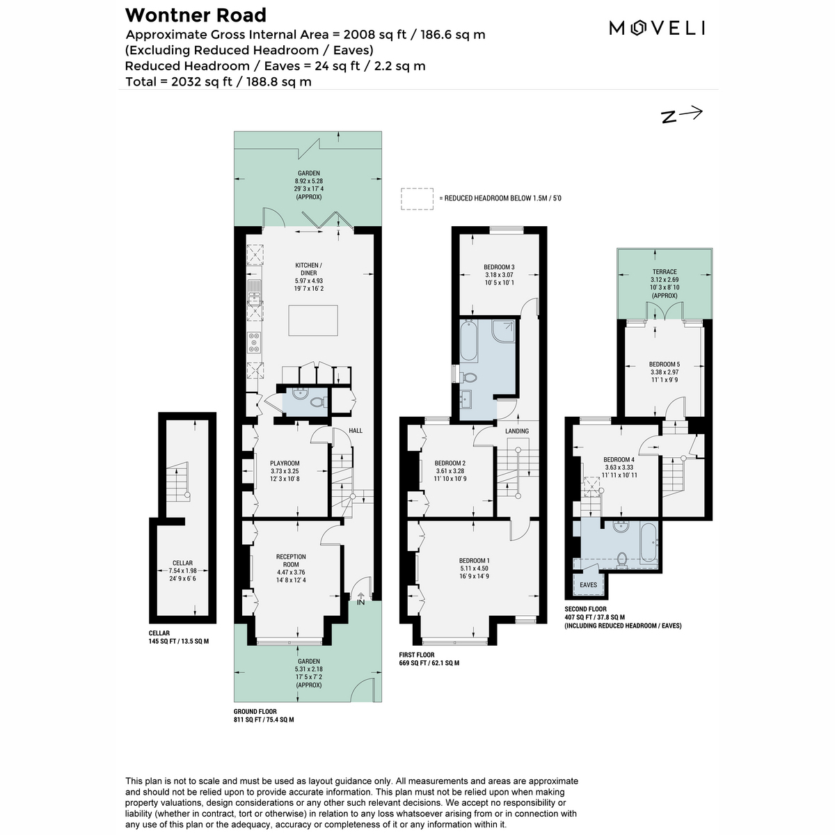 16, Wontner Road, London floorplan