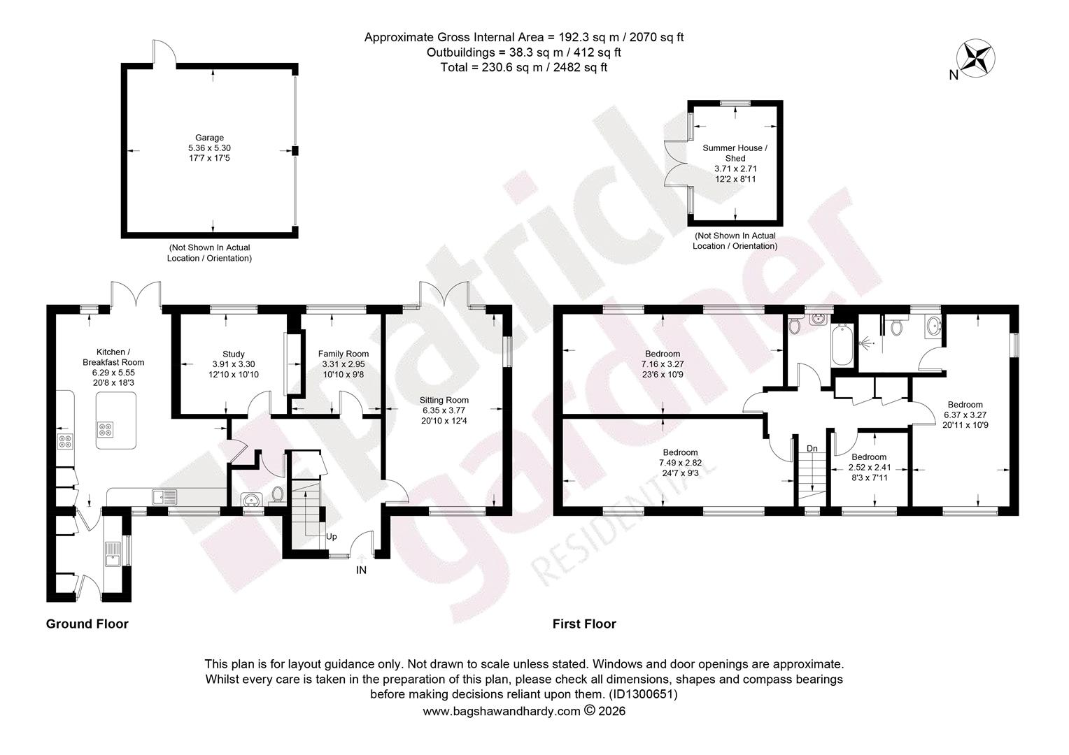 7, Milton Way, Fetcham floorplan