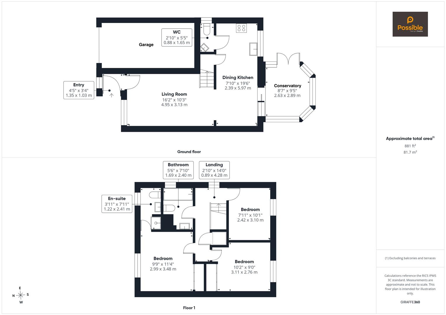 2, Sidey Place, Perth floorplan
