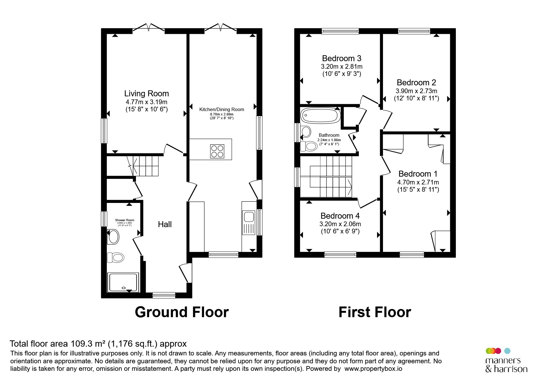 20, Newquay Close, Middlesbrough floorplan