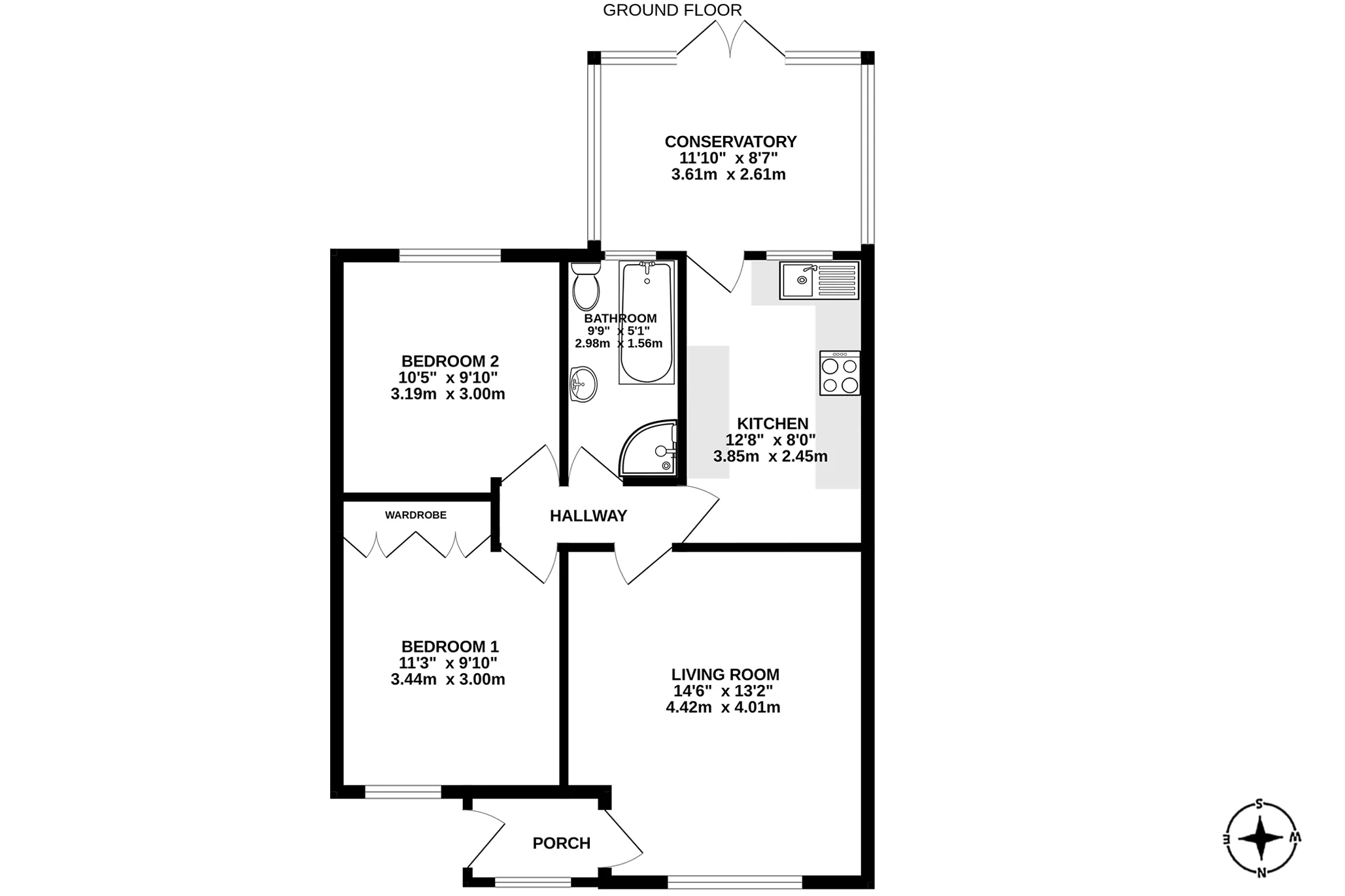 13, Ballamaddrell, Port Erin floorplan