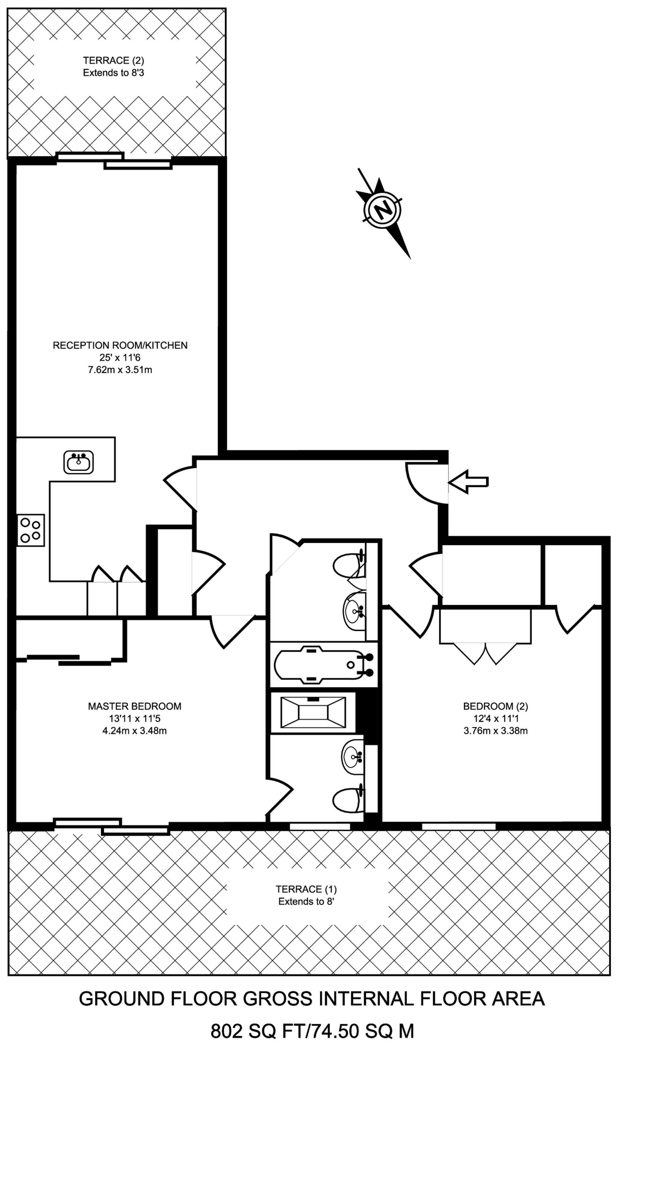 Bromyard Avenue, East Acton floorplan