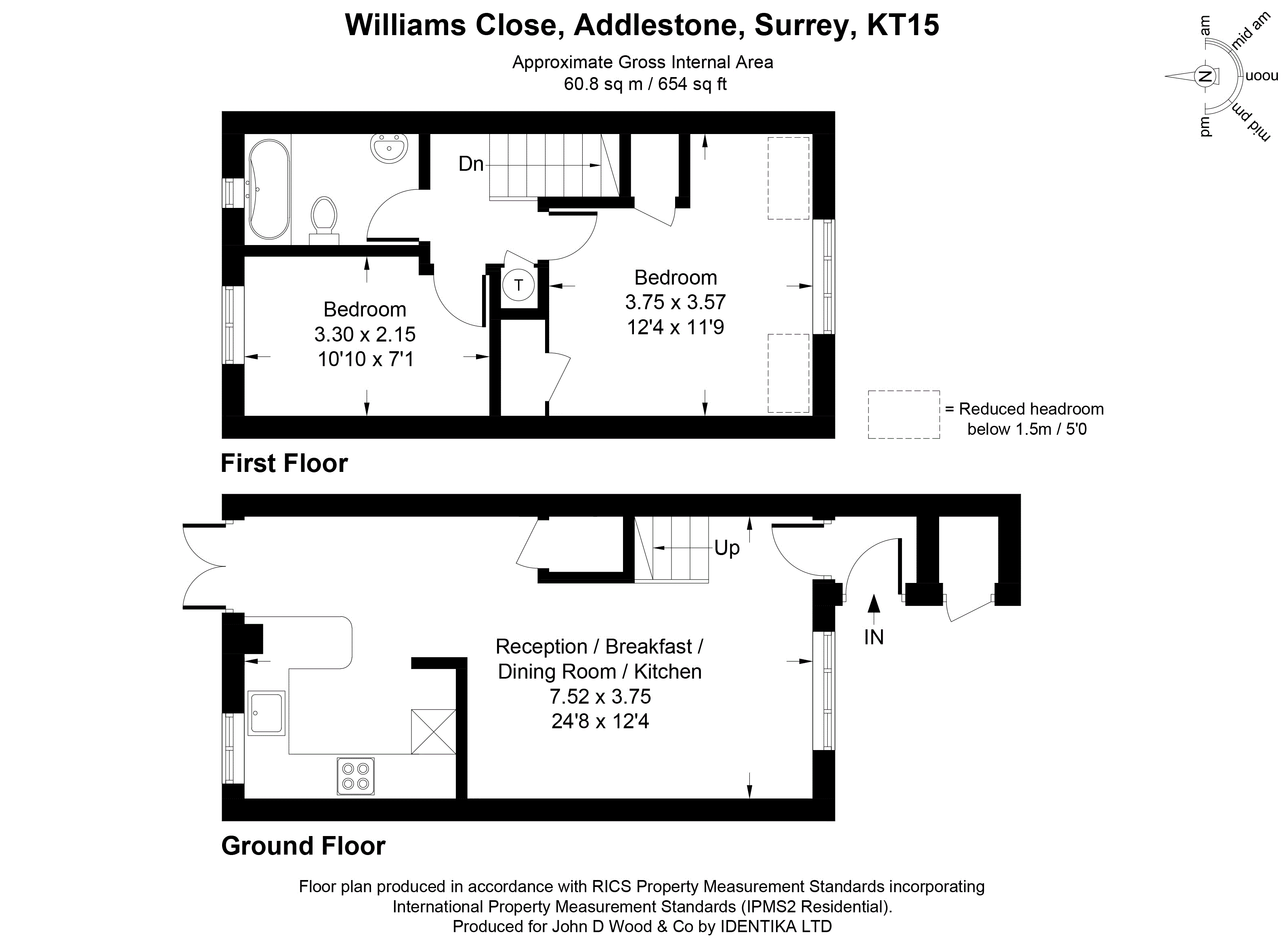 13, Williams Close, Surrey floorplan