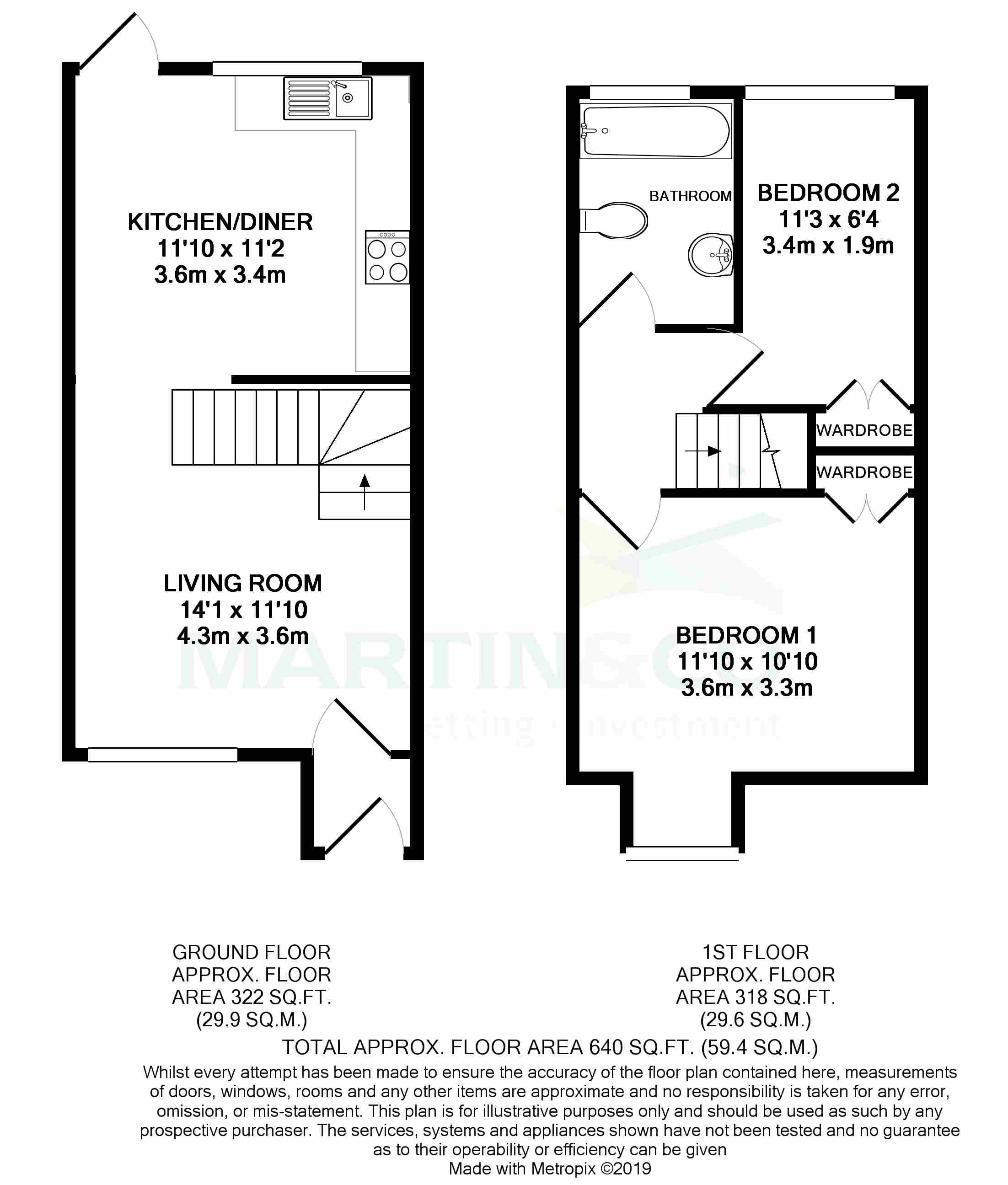 2 Bedrooms Terraced house to rent in Meadowland, Chineham, Basingstoke RG24