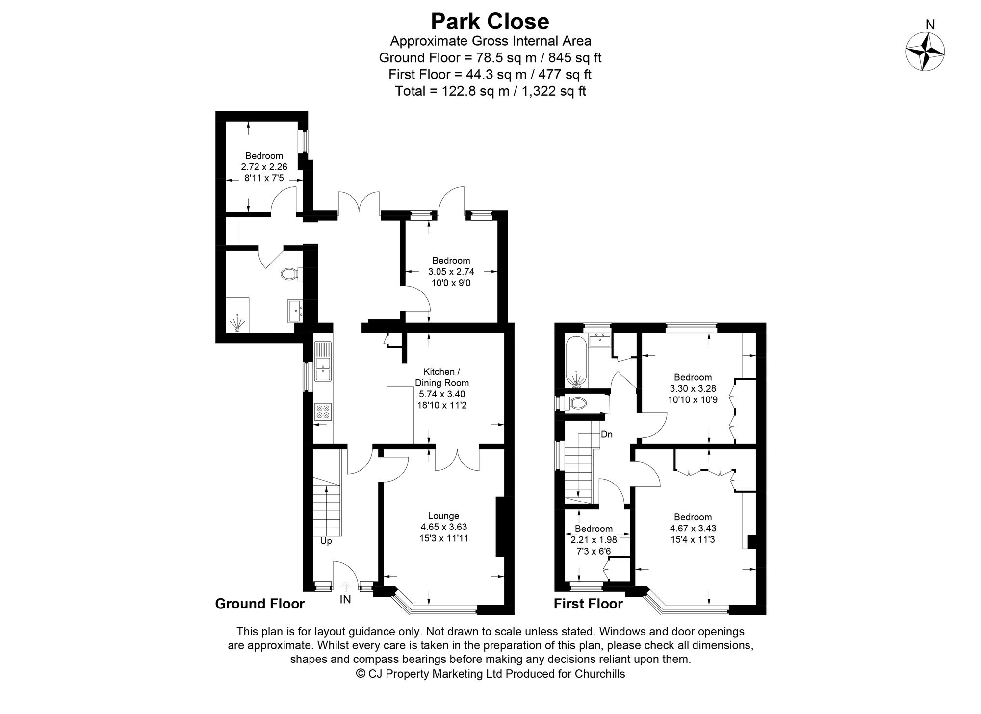 11 Park Close, Bushey floorplan