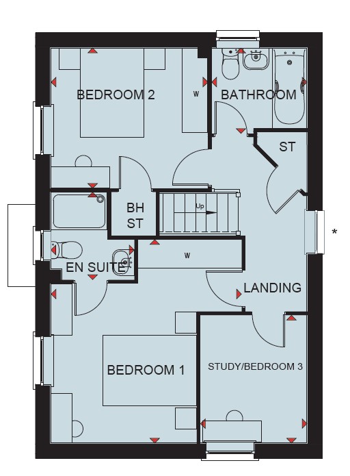 H8112158, Rempstone Road, East Leake floorplan