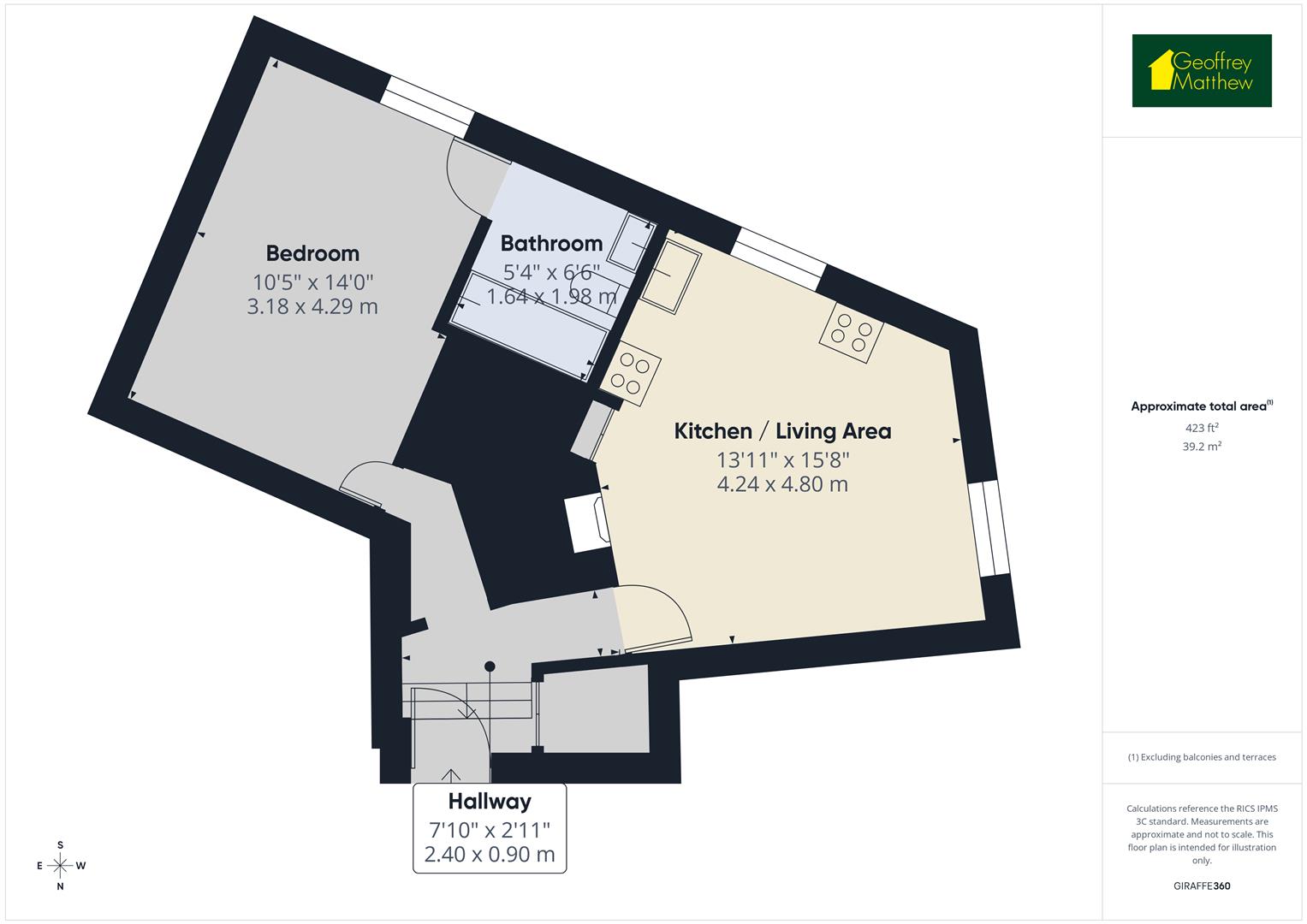 Flat 2a, High Street, Harlow floorplan