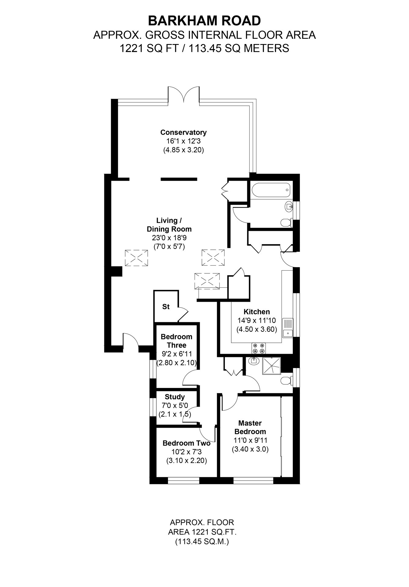 Barkham Road, Wokingham, Berkshire RG41, 3 bedroom bungalow for sale 60833187 PrimeLocation