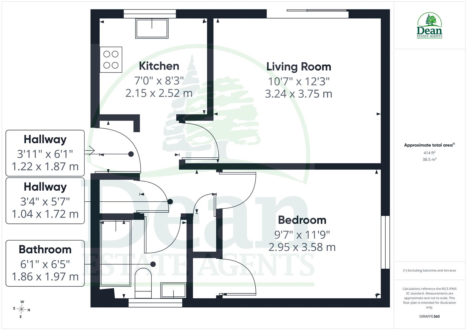 6, Old Vicarage Court, Coleford floorplan
