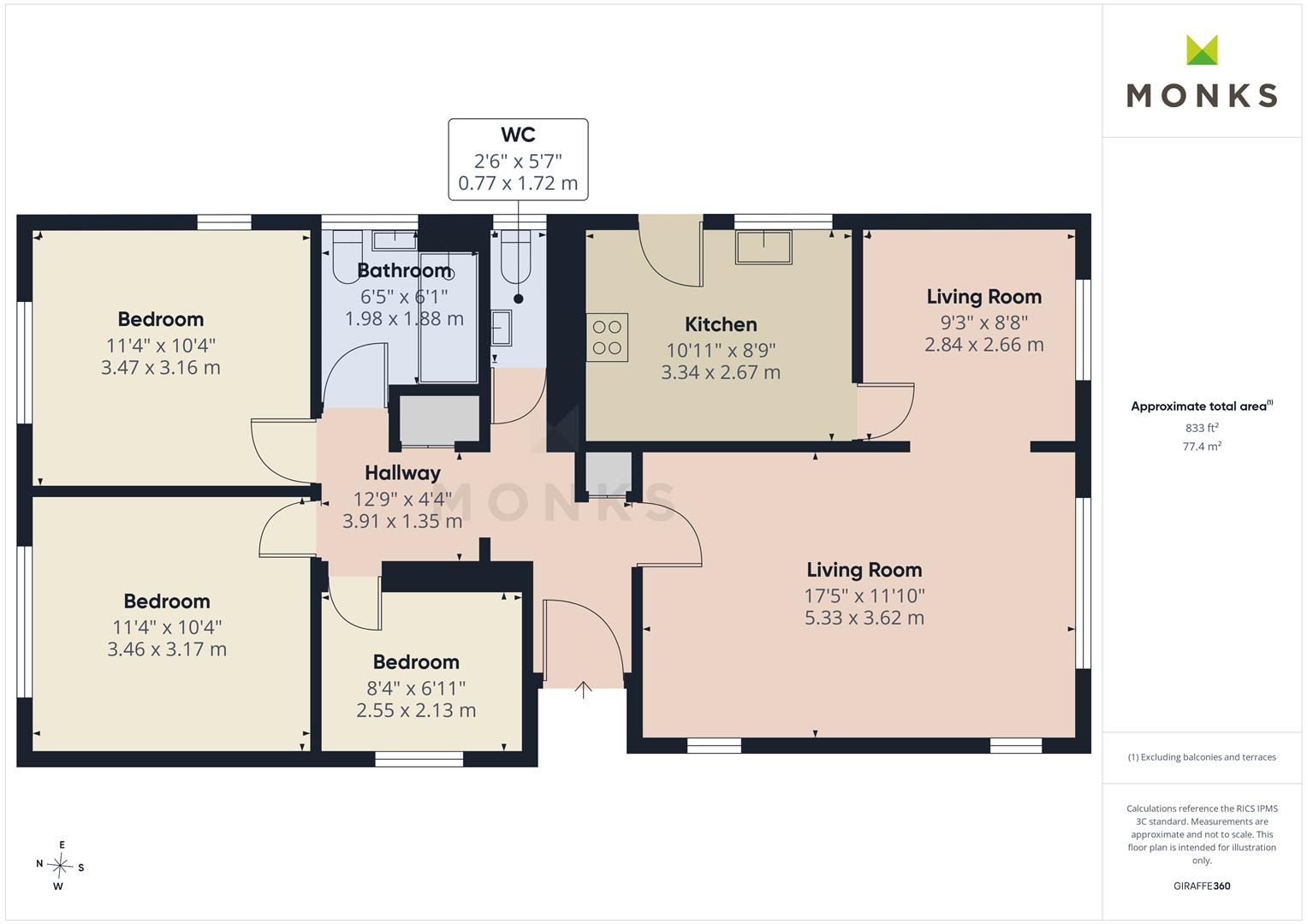 34, Llanforda Mead, Oswestry floorplan