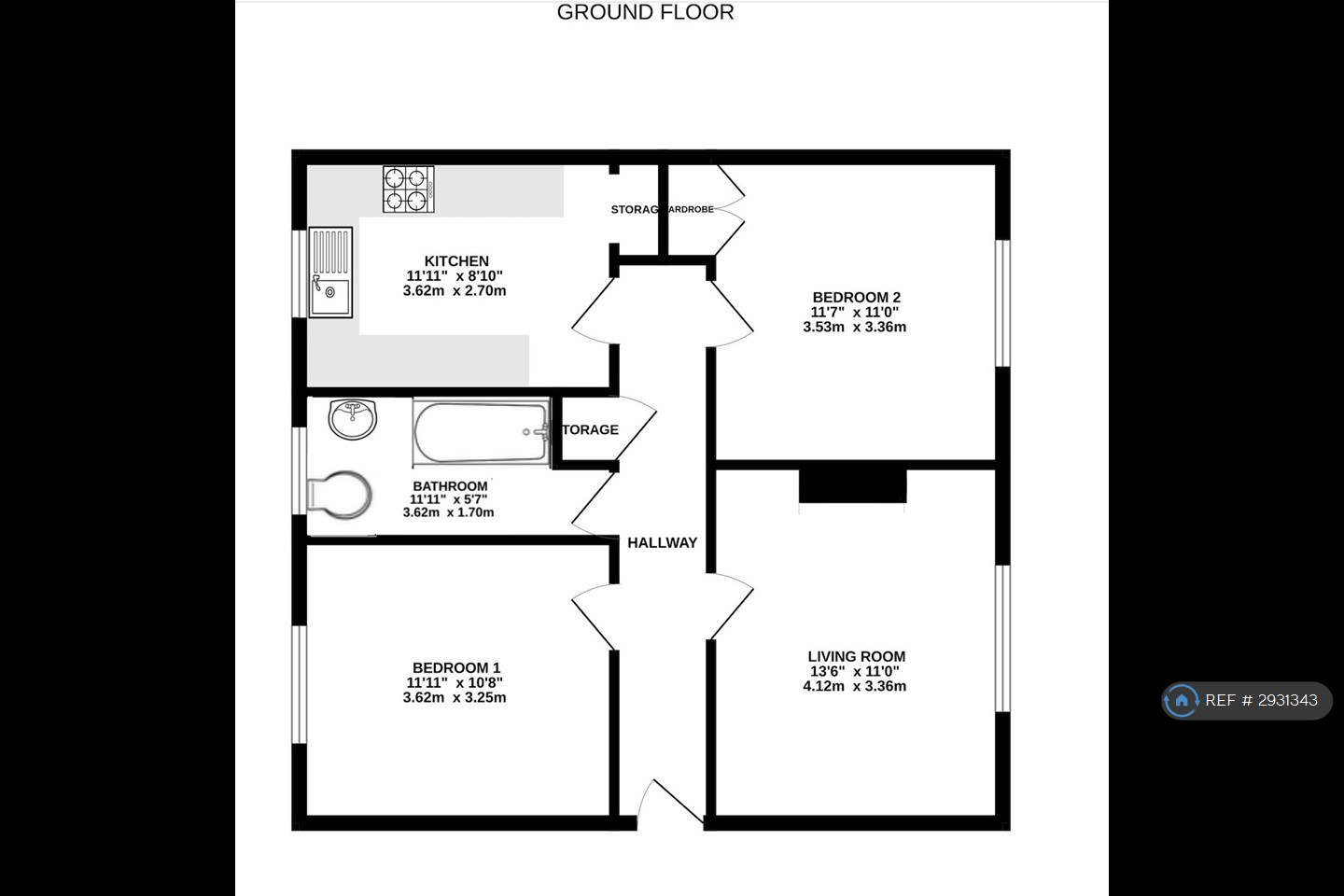 Meadow Court, Anchor Meadow, Farnborough floorplan